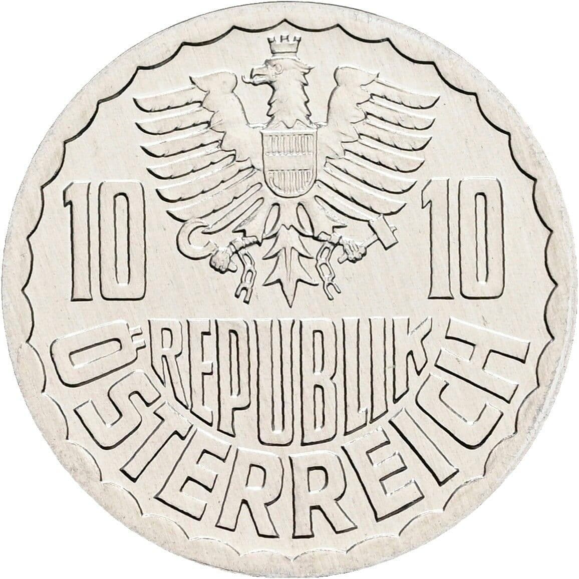 10 Groschen 1993 – Rückseite