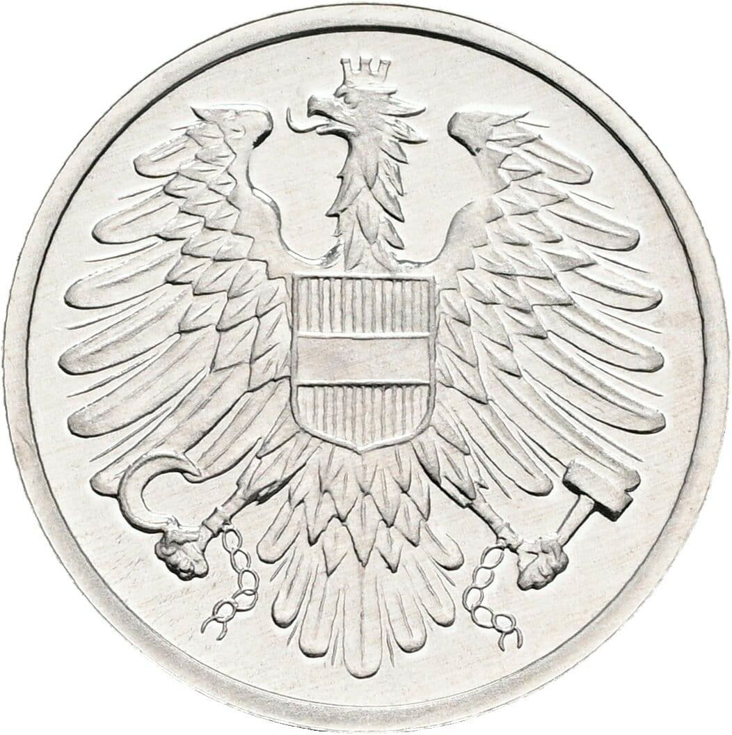 2 Groschen 1983 – Rückseite