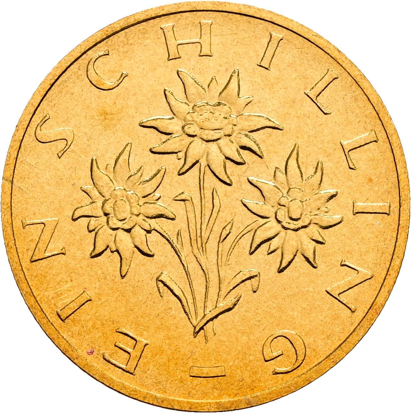 1 Schilling 1993 – Rückseite
