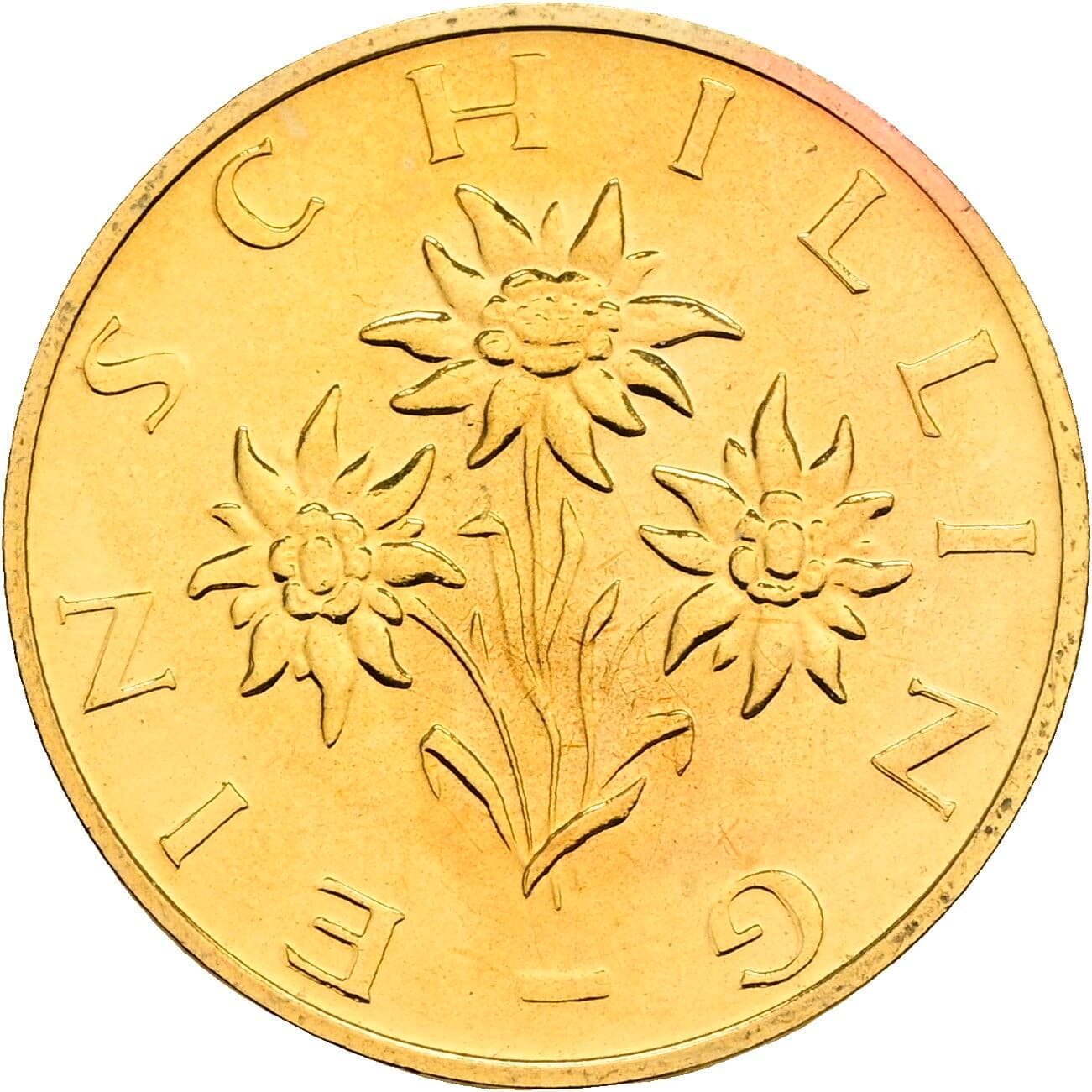 1 Schilling 1982 – Rückseite