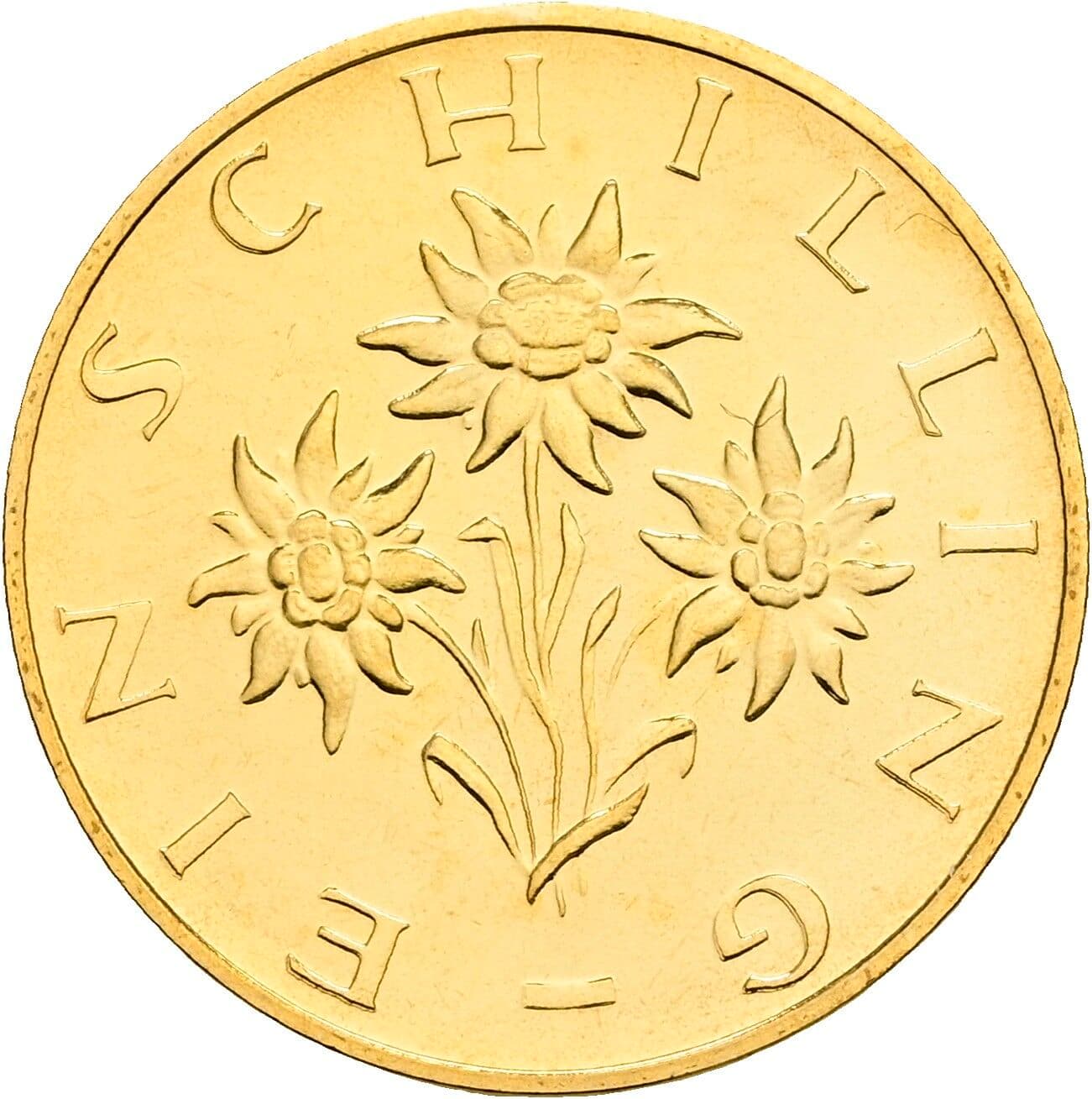 1 Schilling 1982 – Rückseite