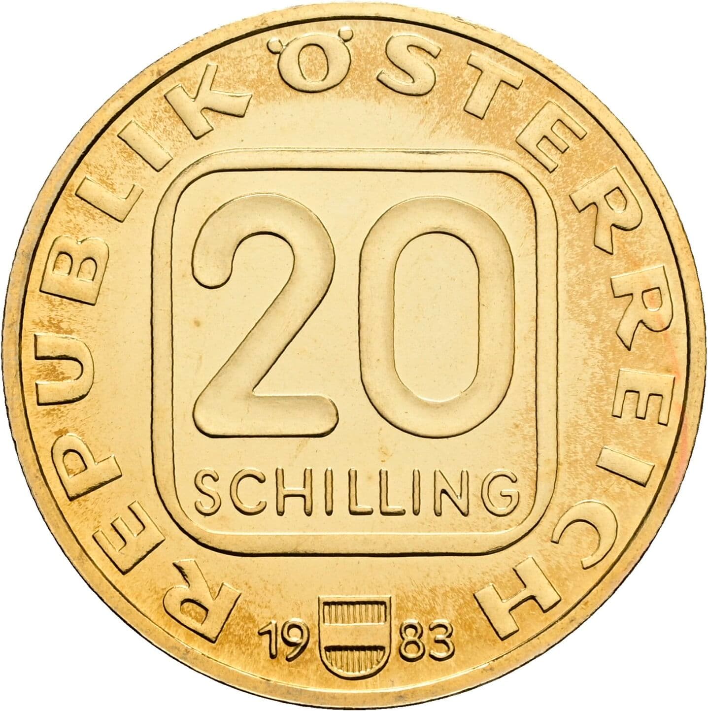 20 Schilling 1983 – Vorderseite
