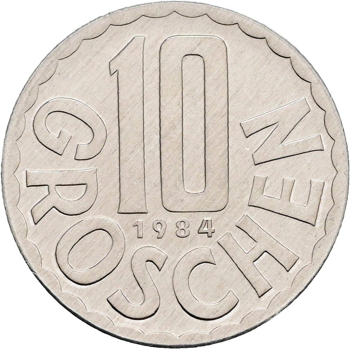 10 Groschen 1984 – Vorderseite