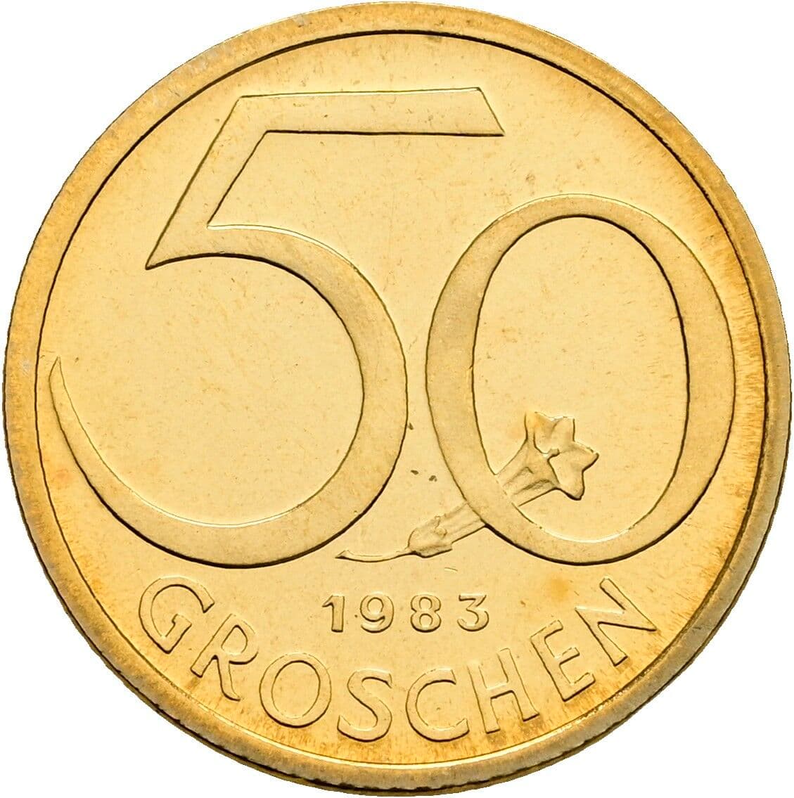 50 Groschen 1983 – Vorderseite