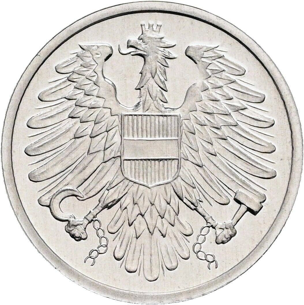 2 Groschen 1983 – Rückseite