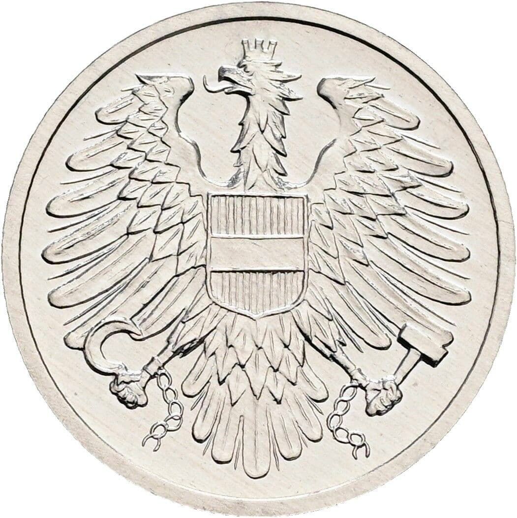 2 Groschen 1993 – Rückseite