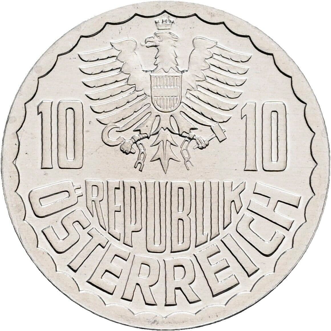 10 Groschen 1983 – Rückseite