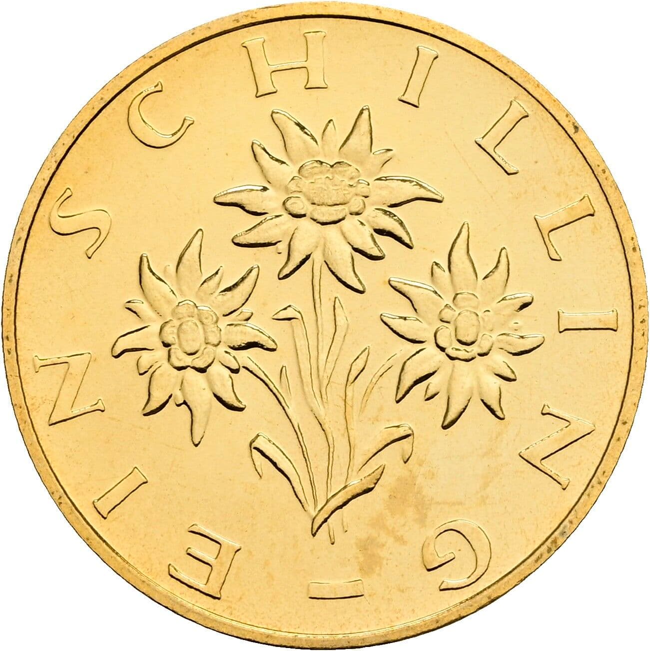 1 Schilling 1982 – Rückseite