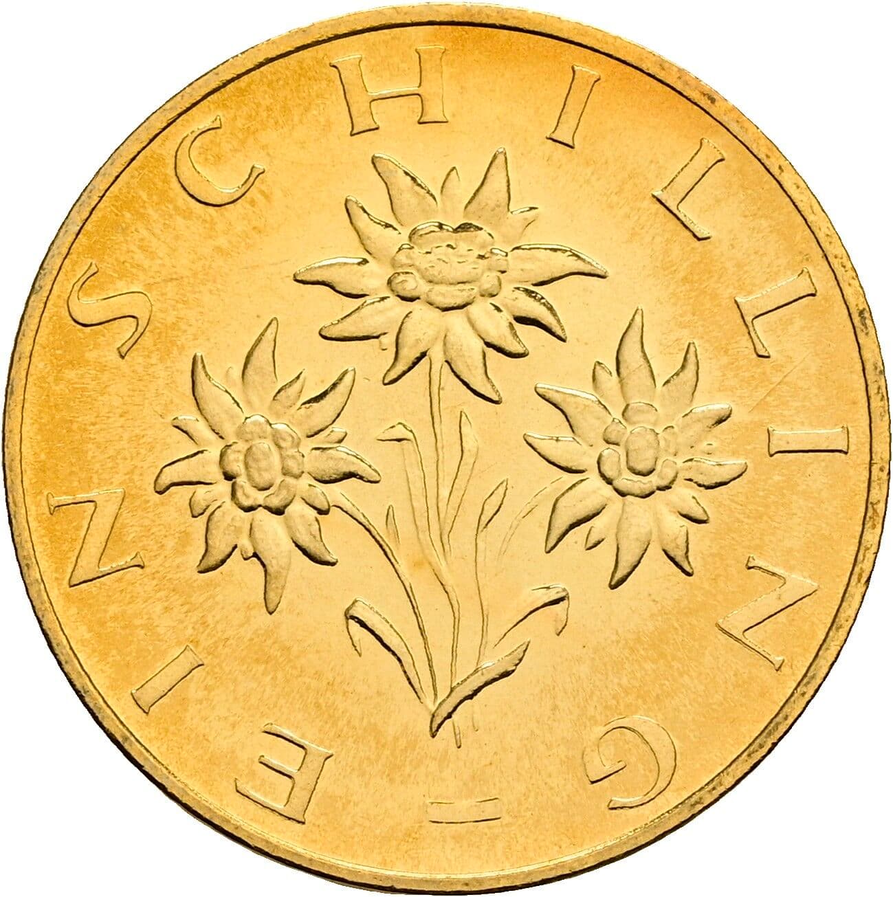 1 Schilling 1983 – Rückseite