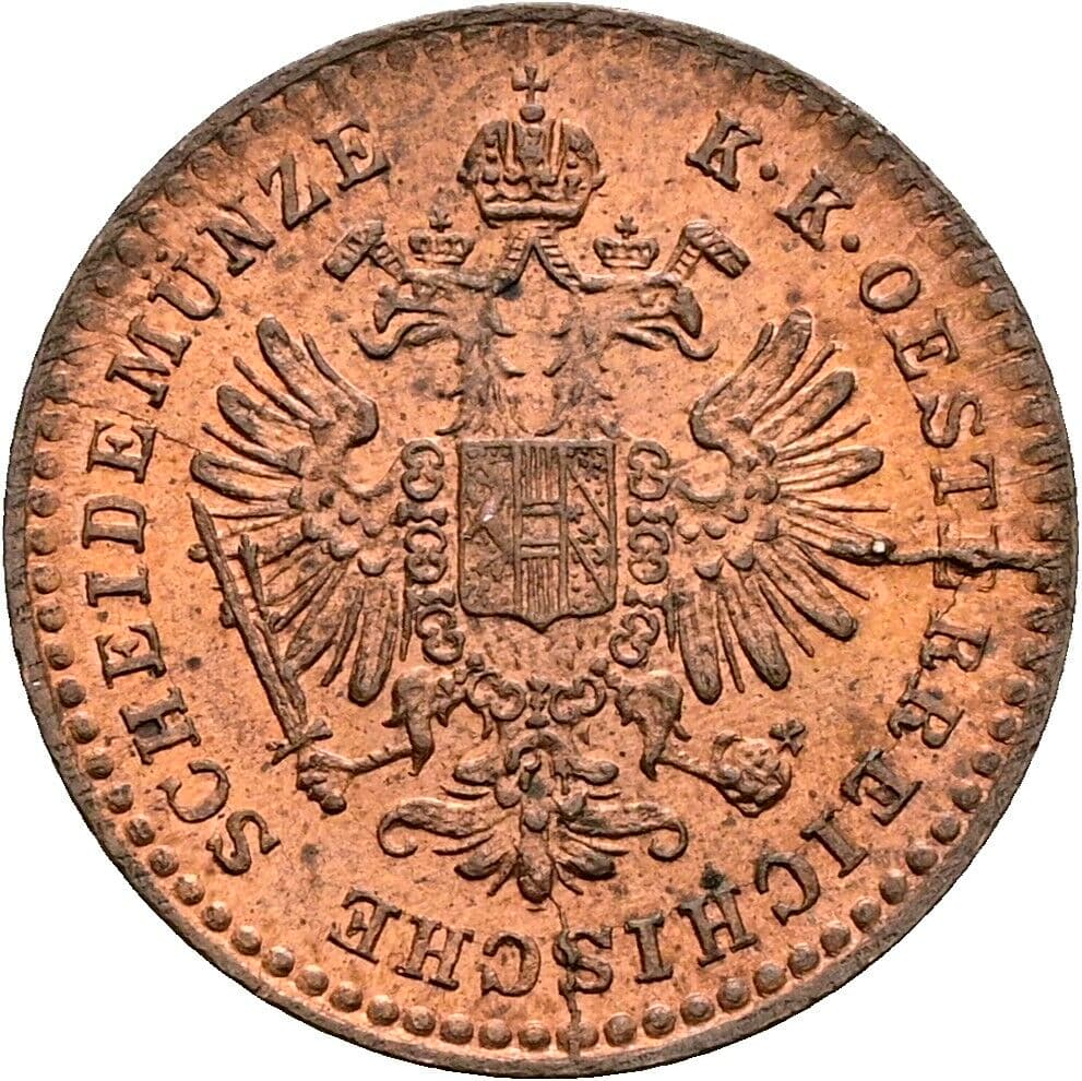 5/10 Kreuzer Franz Joseph I. 1848-1916 1881 – Rückseite