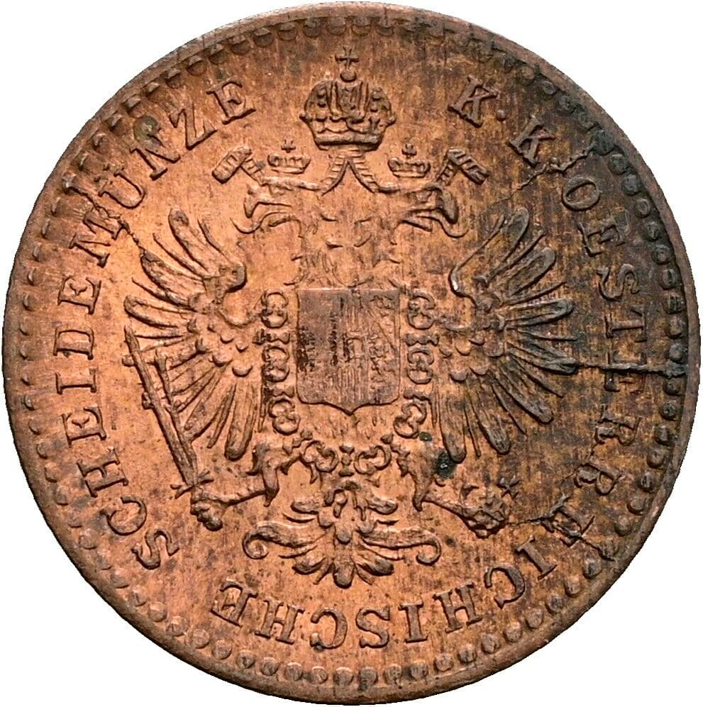 5/10 Kreuzer Franz Joseph I. 1848-1916 1881 – Rückseite