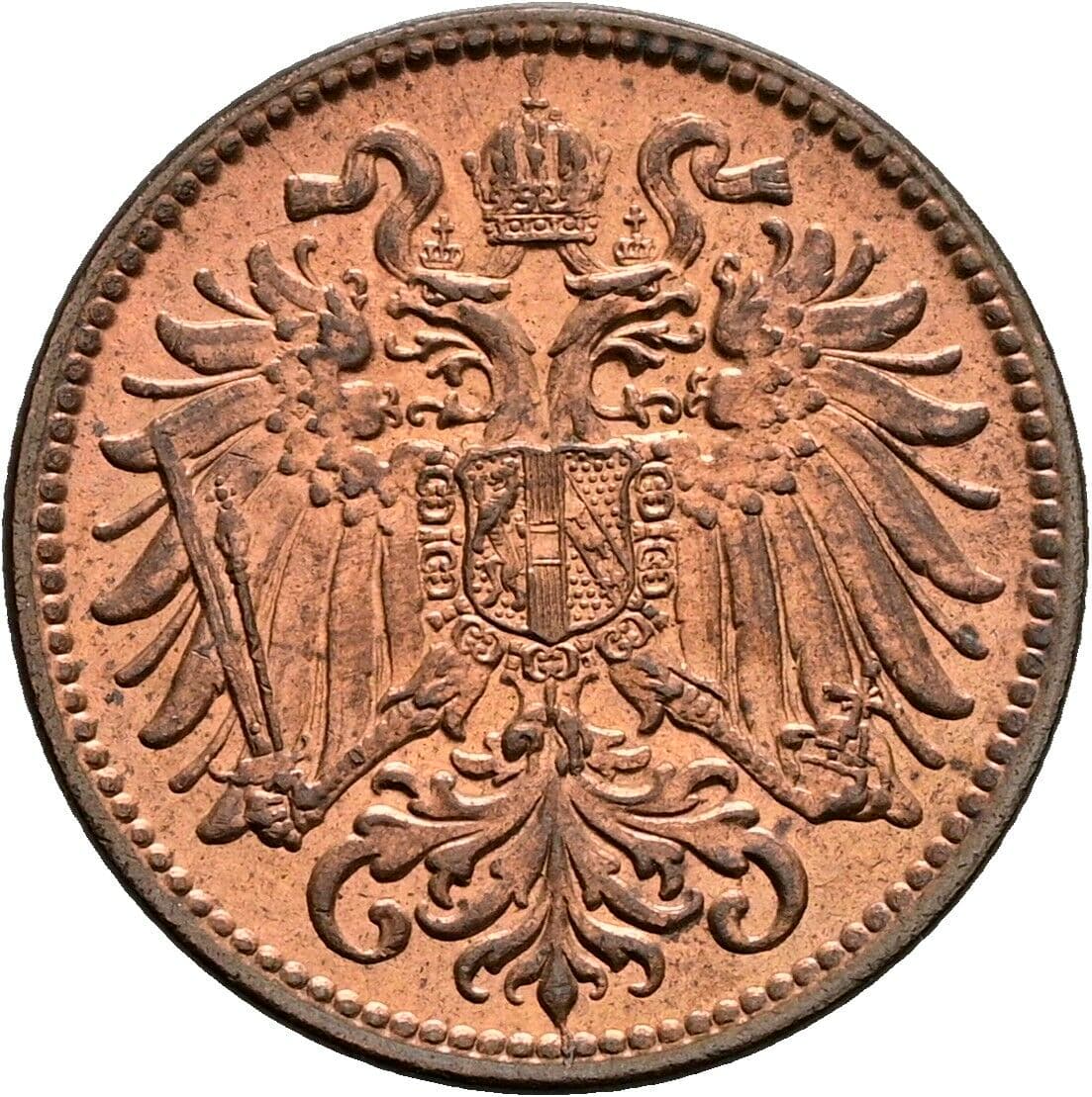 2 Heller Franz Joseph I. 1848-1916 1914 – Rückseite
