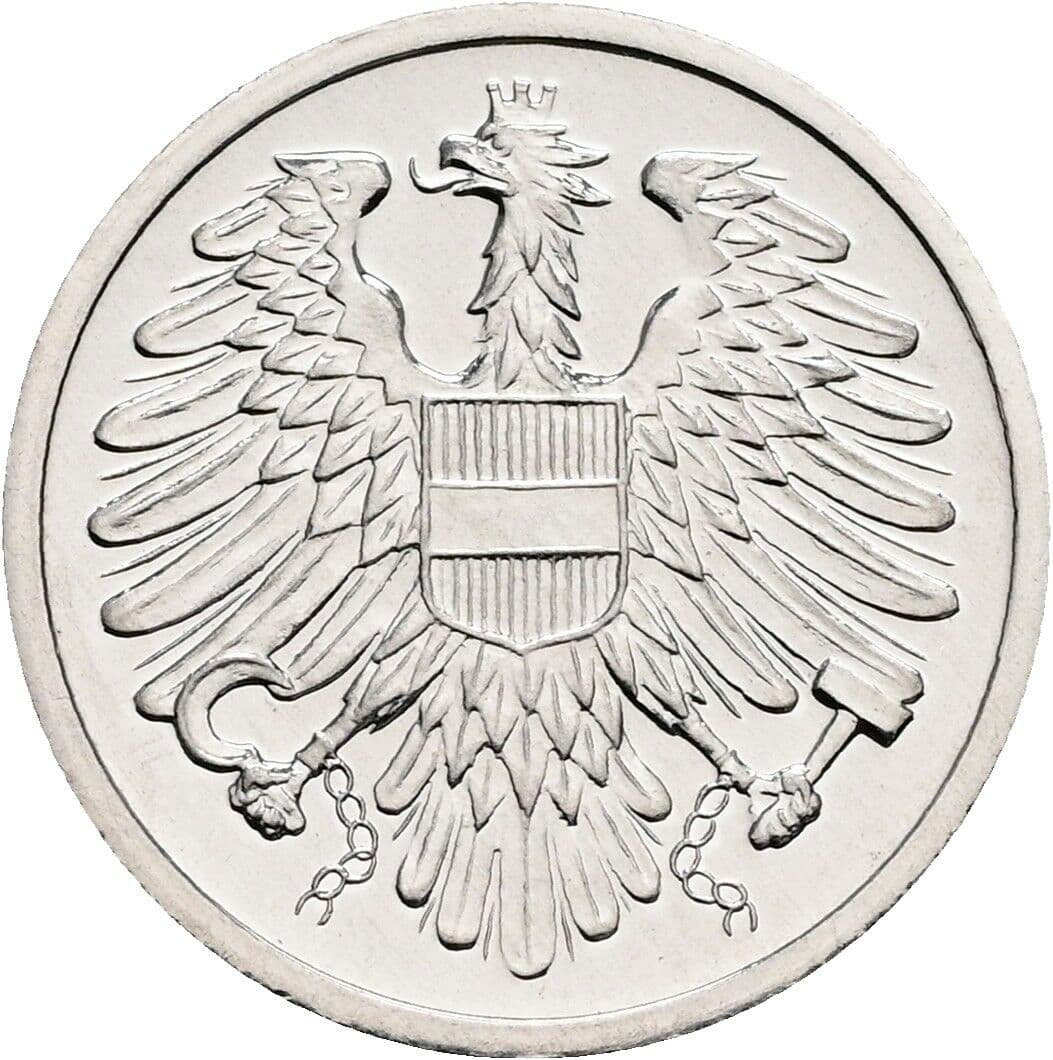 2 Groschen 1983 – Rückseite