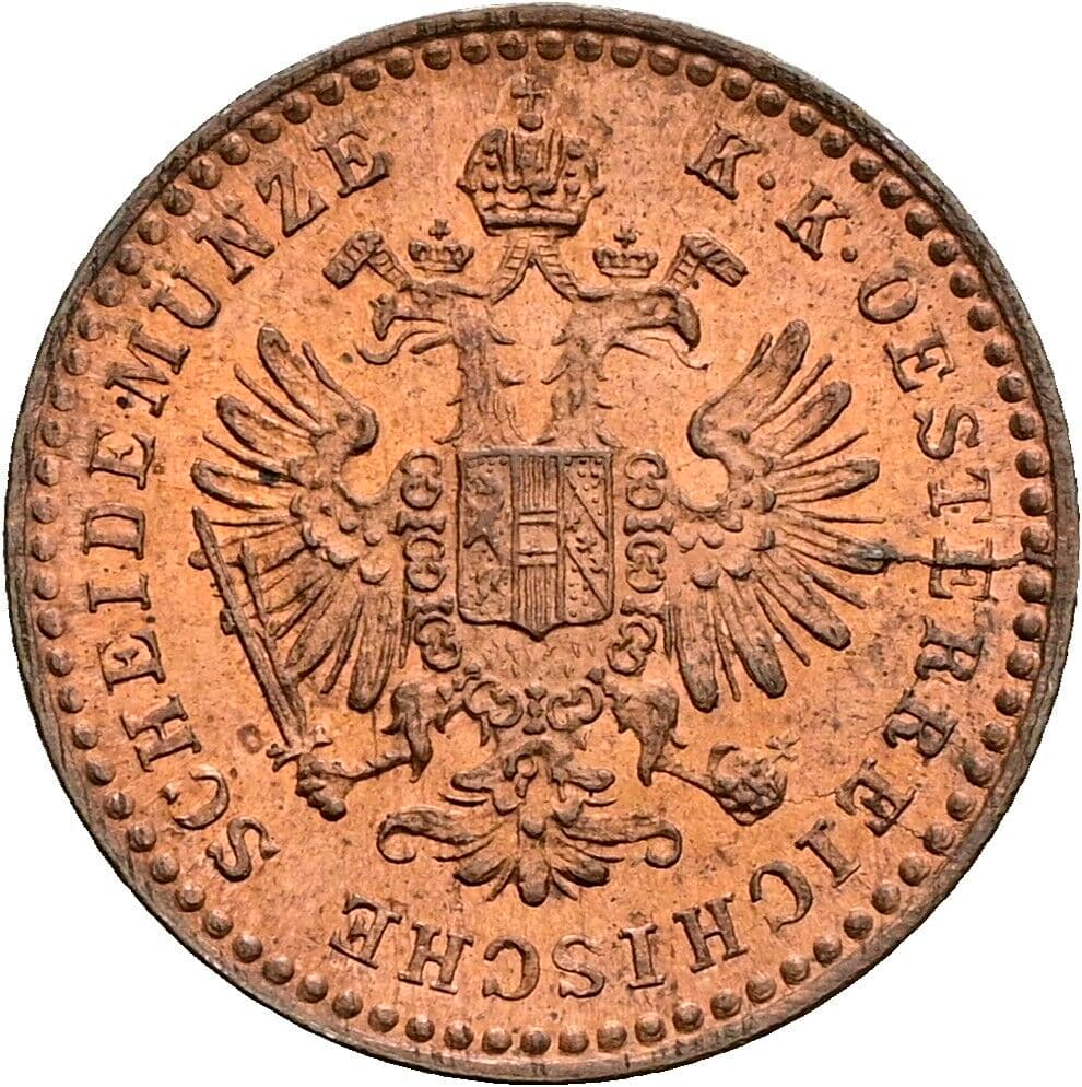 5/10 Kreuzer Franz Joseph I. 1848-1916 1881 – Rückseite