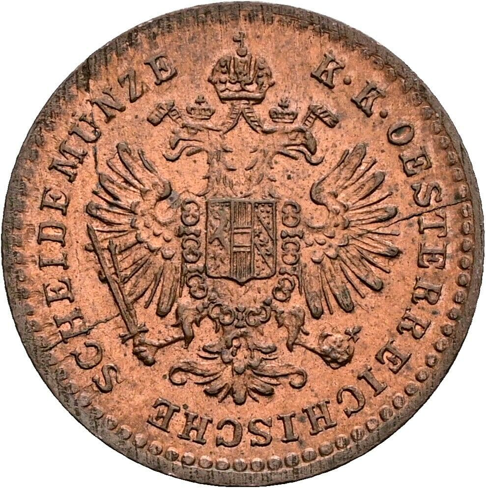 5/10 Kreuzer Franz Joseph I. 1848-1916 1881 – Rückseite
