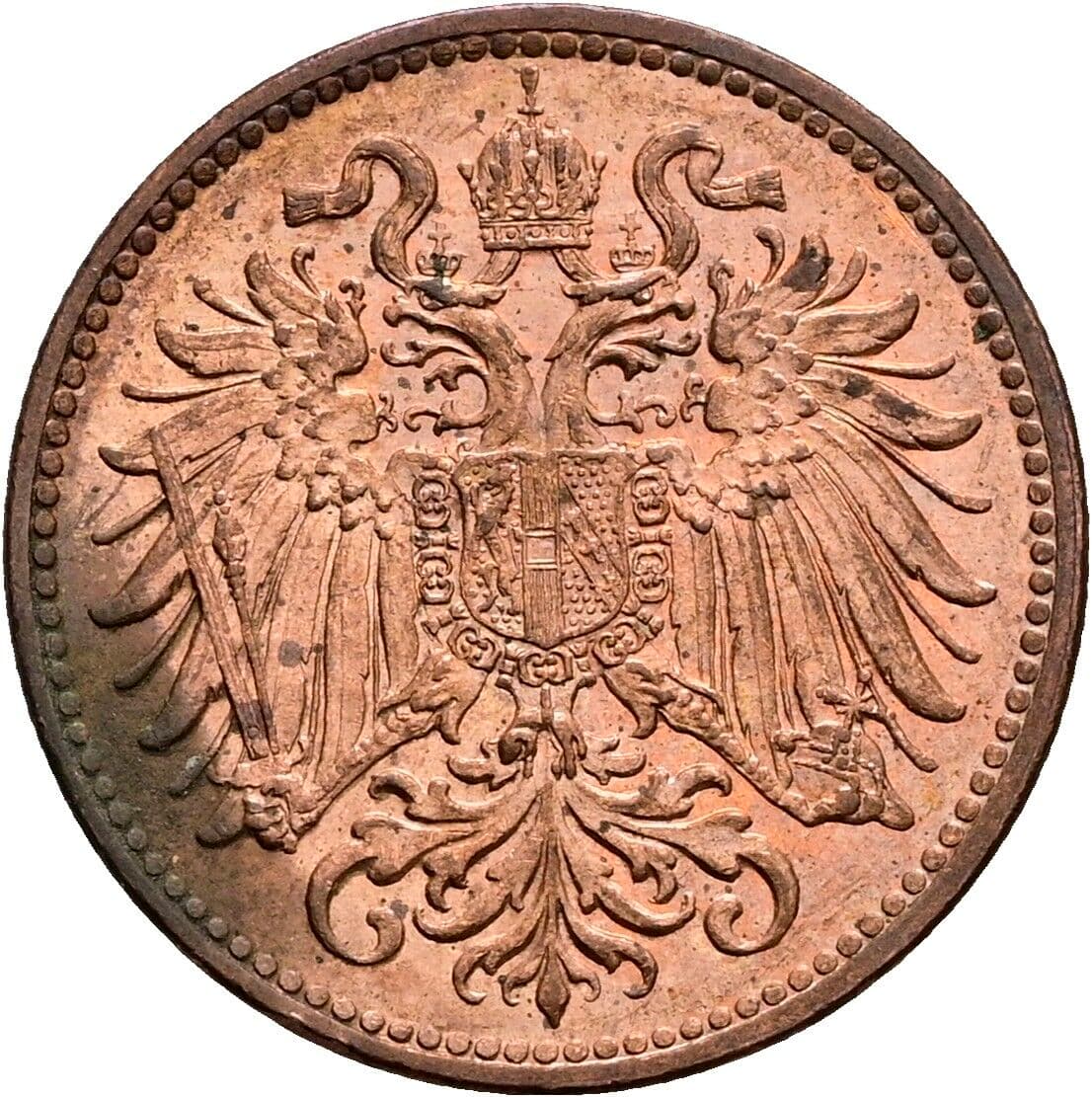 2 Heller Franz Joseph I. 1848-1916 1914 – Rückseite