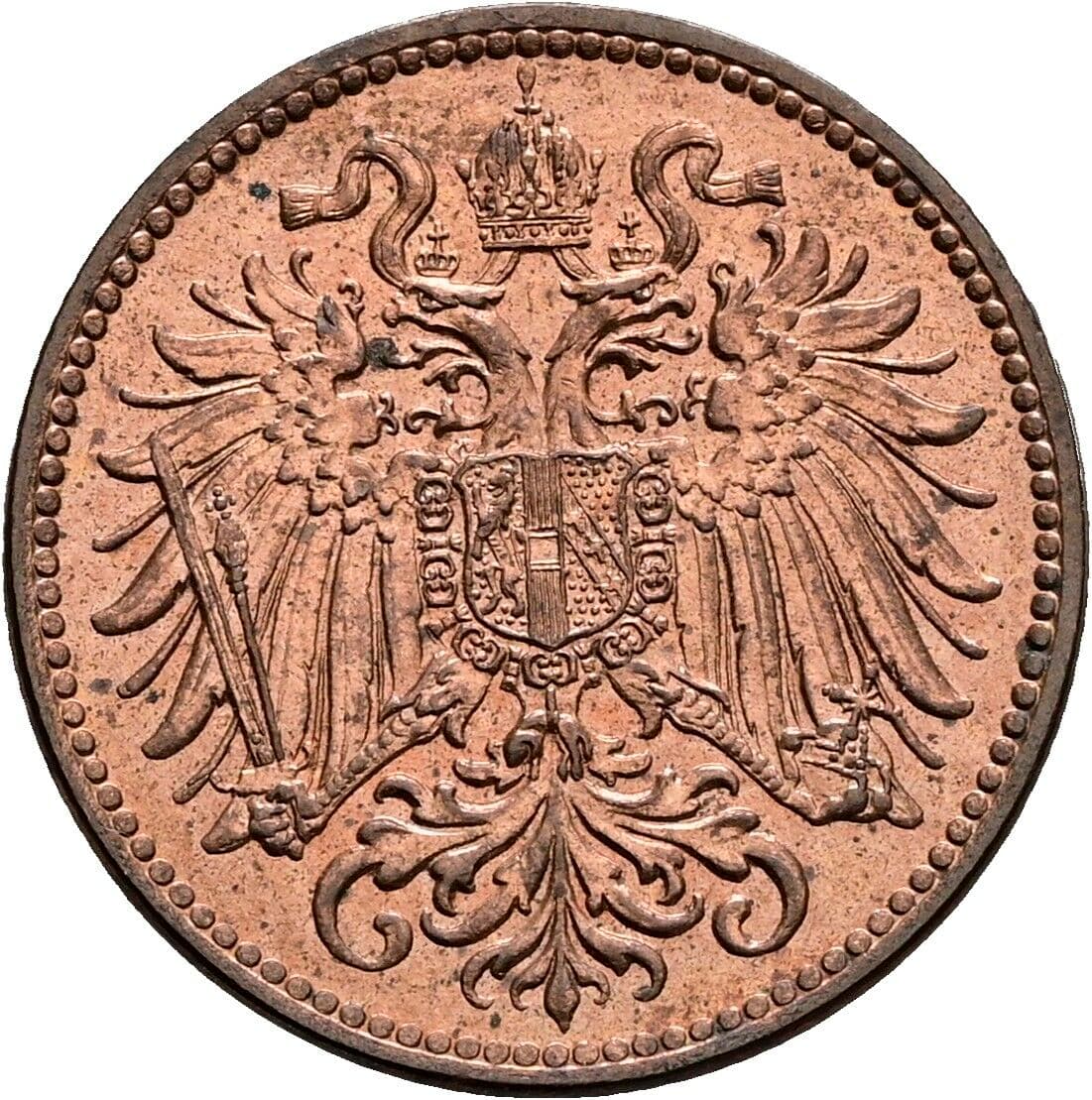 2 Heller Franz Joseph I. 1848-1916 1910 – Rückseite