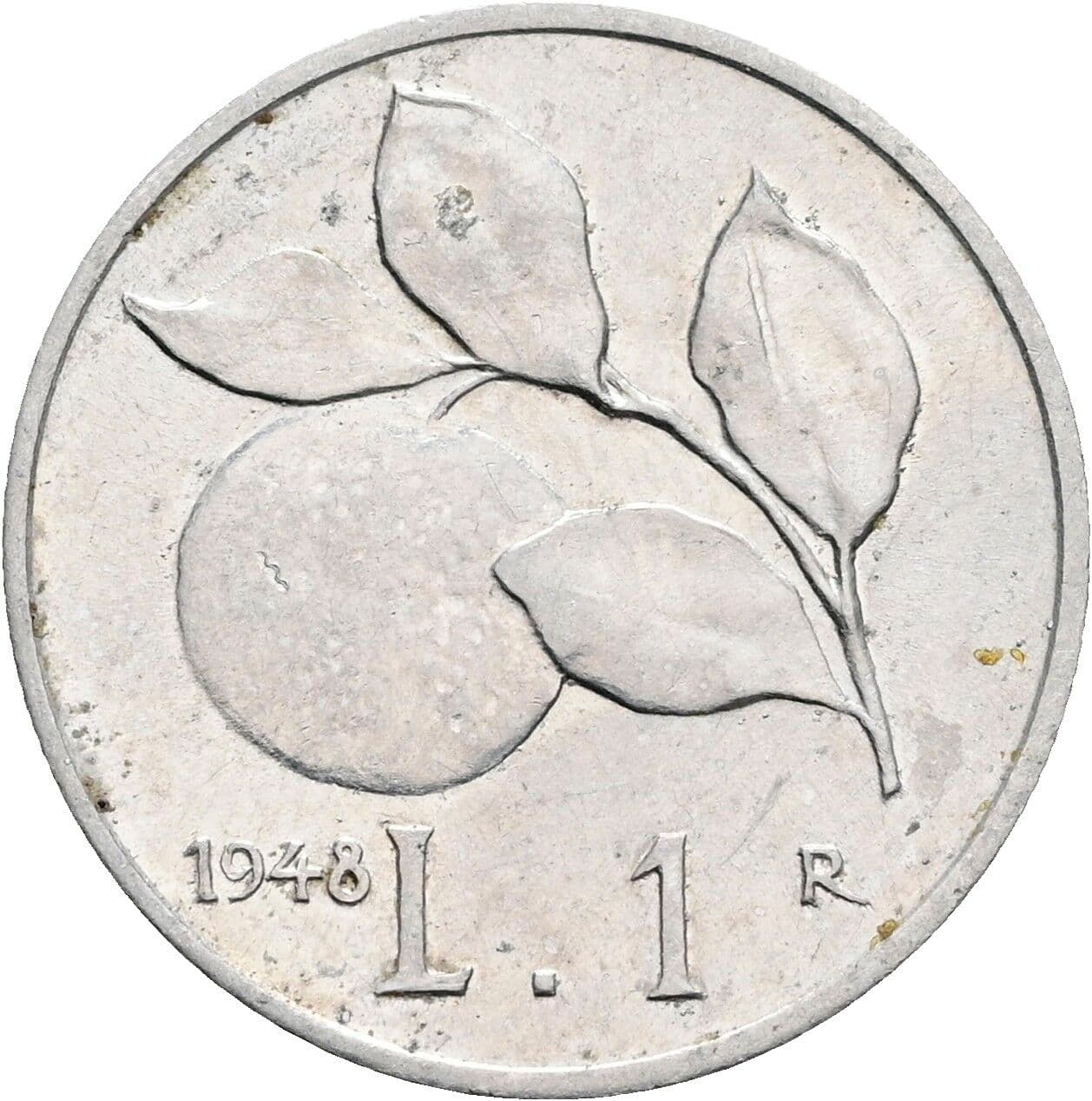 1 Lira 1948 – Vorderseite