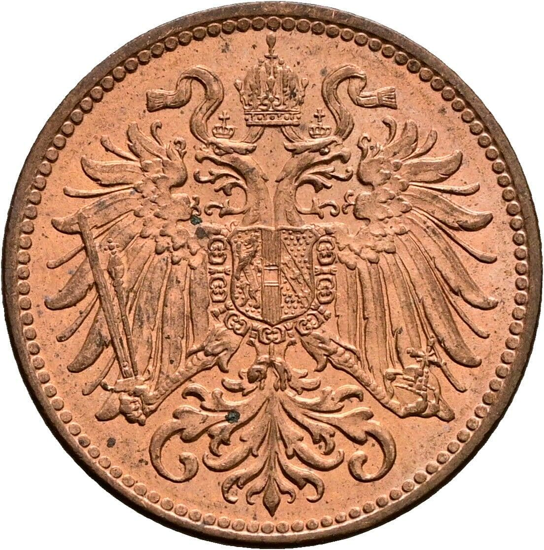 2 Heller Franz Joseph I. 1848-1916 1914 – Rückseite