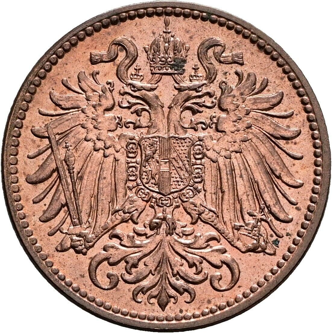 2 Heller Franz Joseph I. 1848-1916 1910 – Rückseite