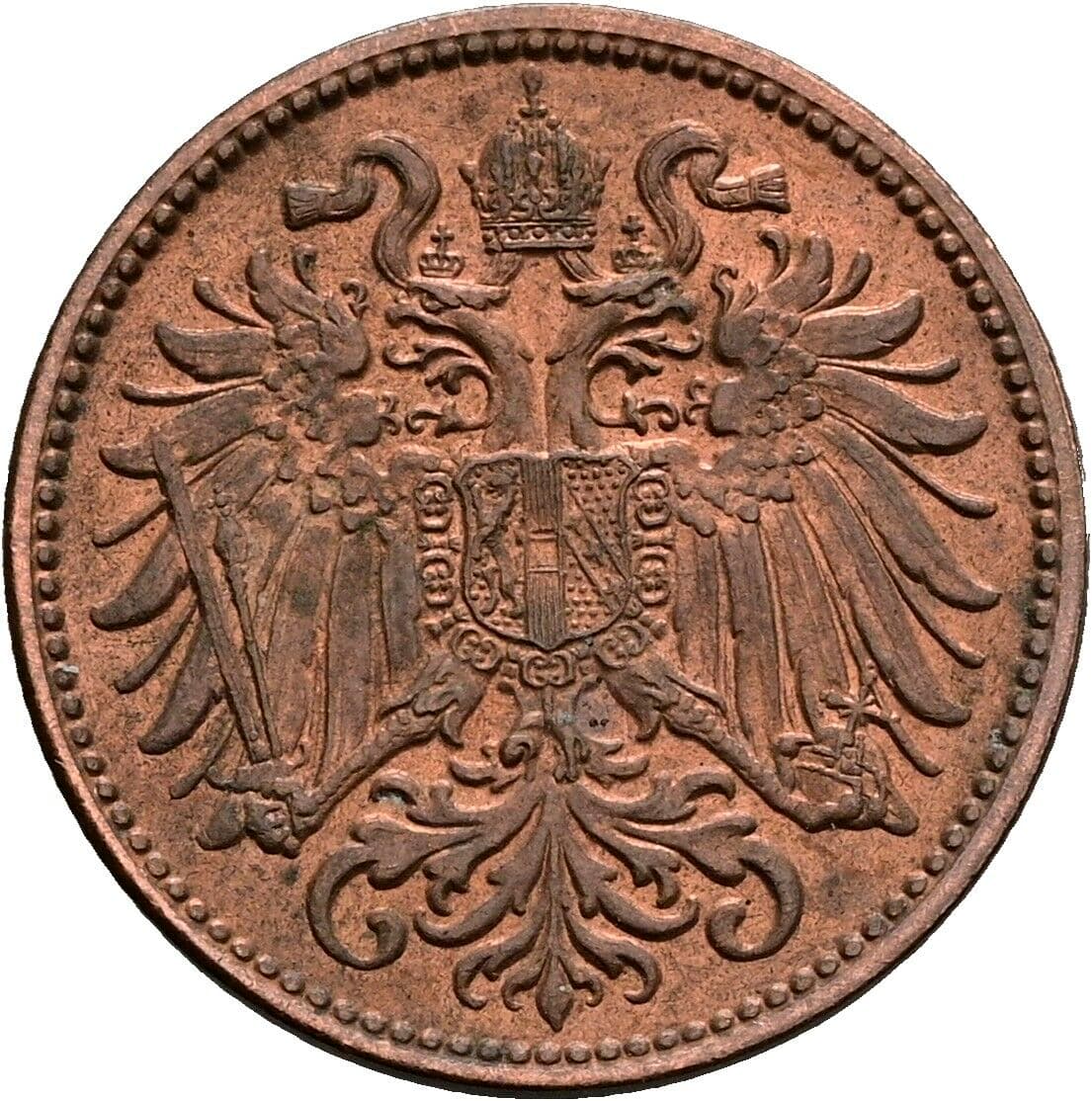 2 Heller Franz Joseph I. 1848-1916 1914 – Rückseite