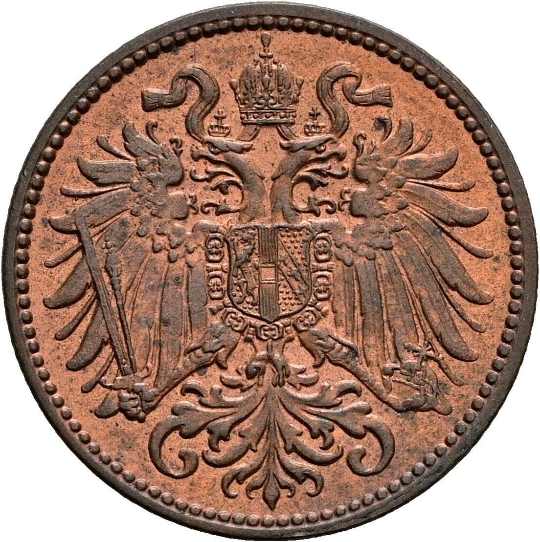 2 Heller Franz Joseph I. 1848-1916 1911 – Rückseite
