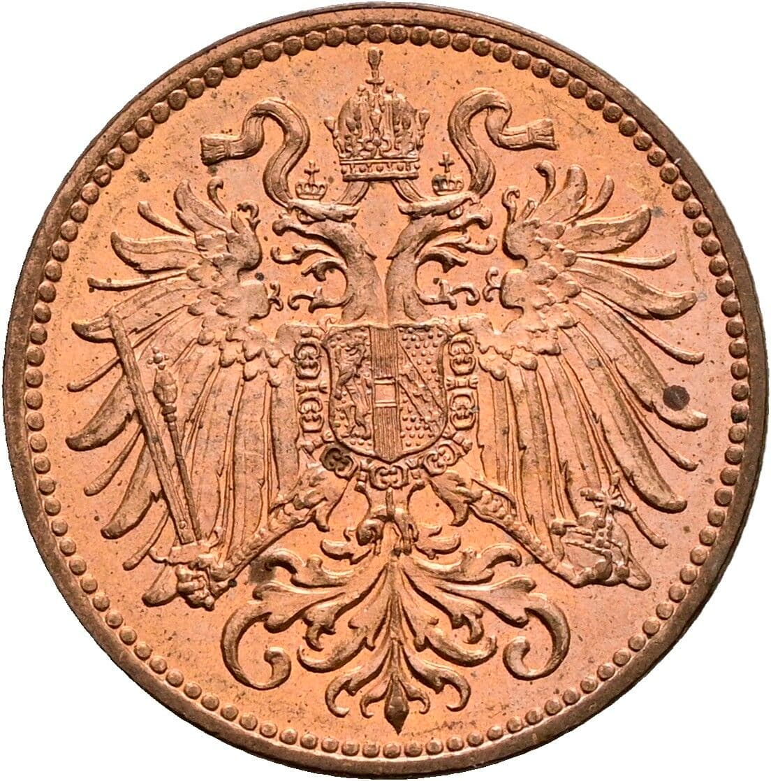 2 Heller Franz Joseph I. 1848-1916 1914 – Rückseite