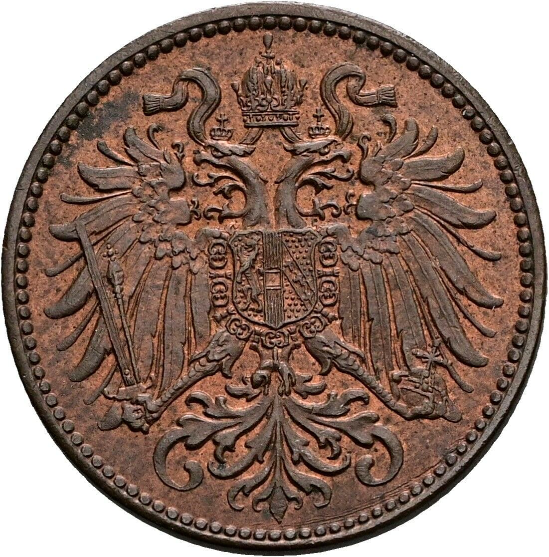 2 Heller Franz Joseph I. 1848-1916 1911 – Rückseite
