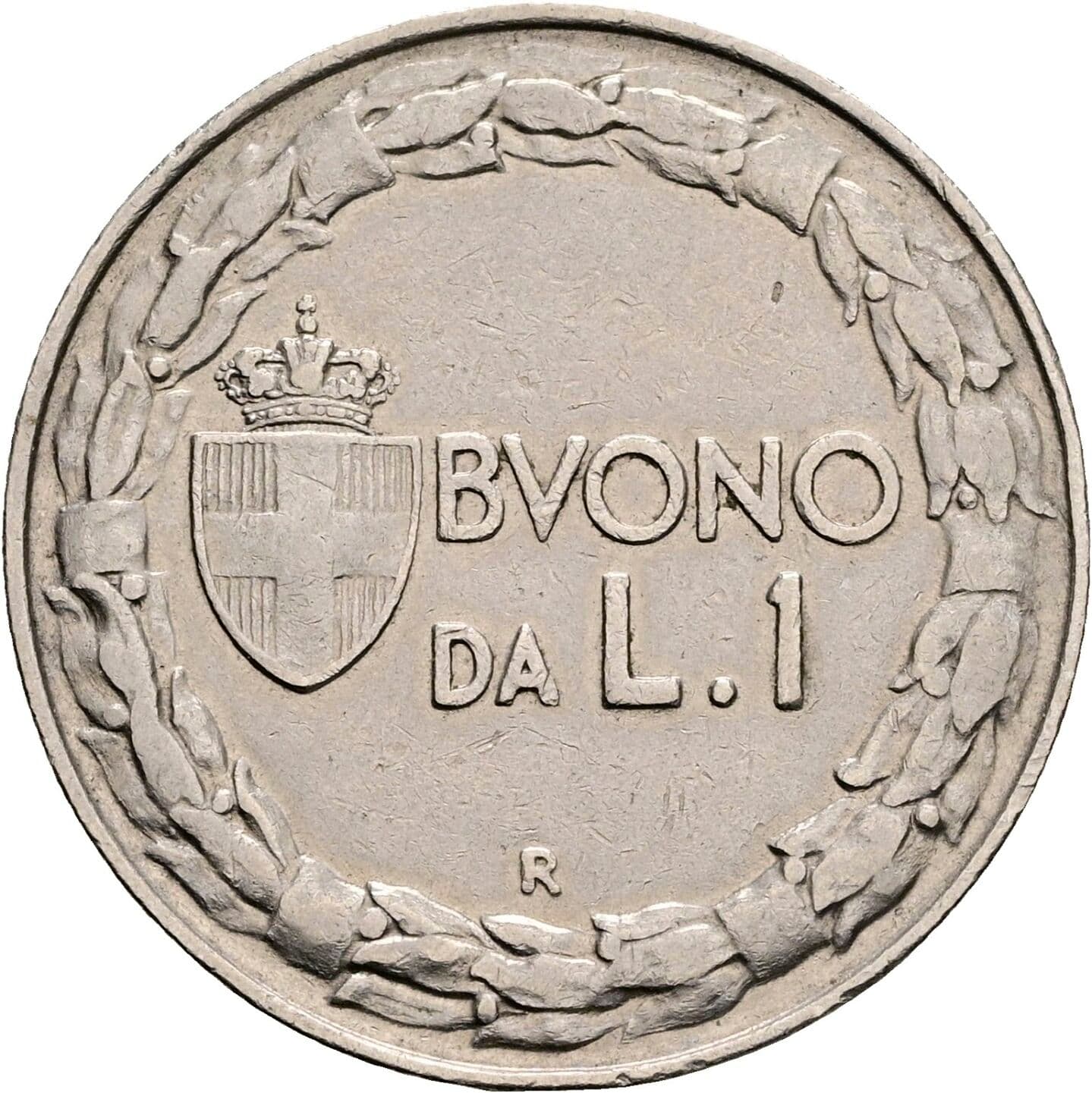 1 Lira Vittorio Emanuele III. 1900-1946 1928 – Vorderseite