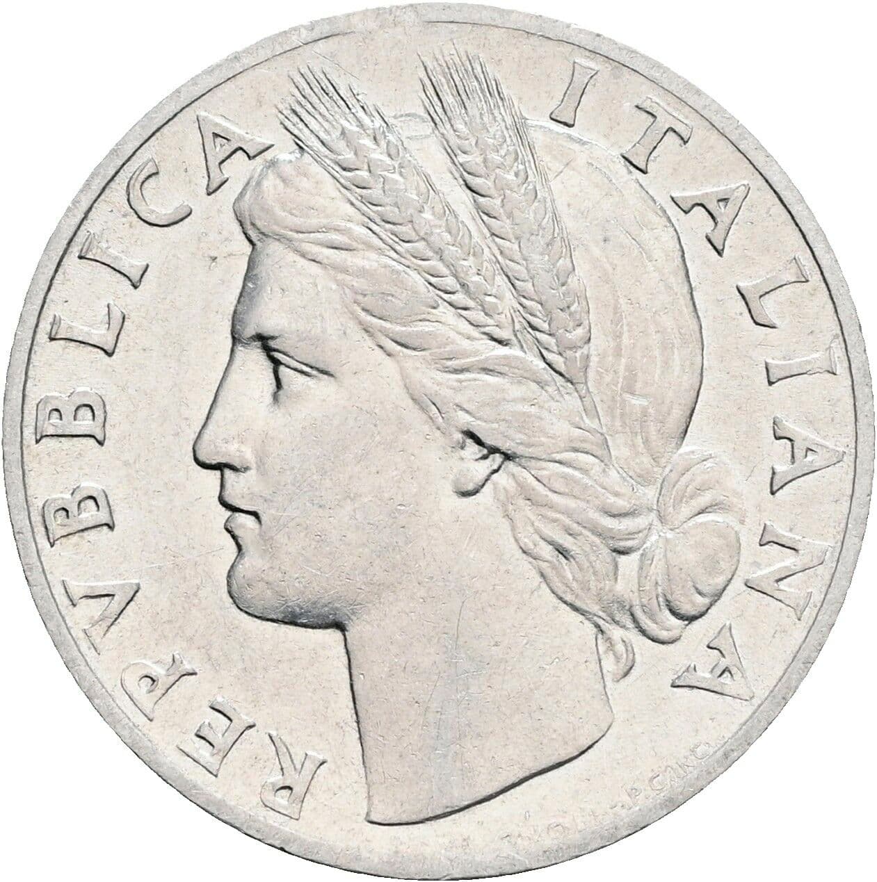 1 Lira 1948 – Vorderseite
