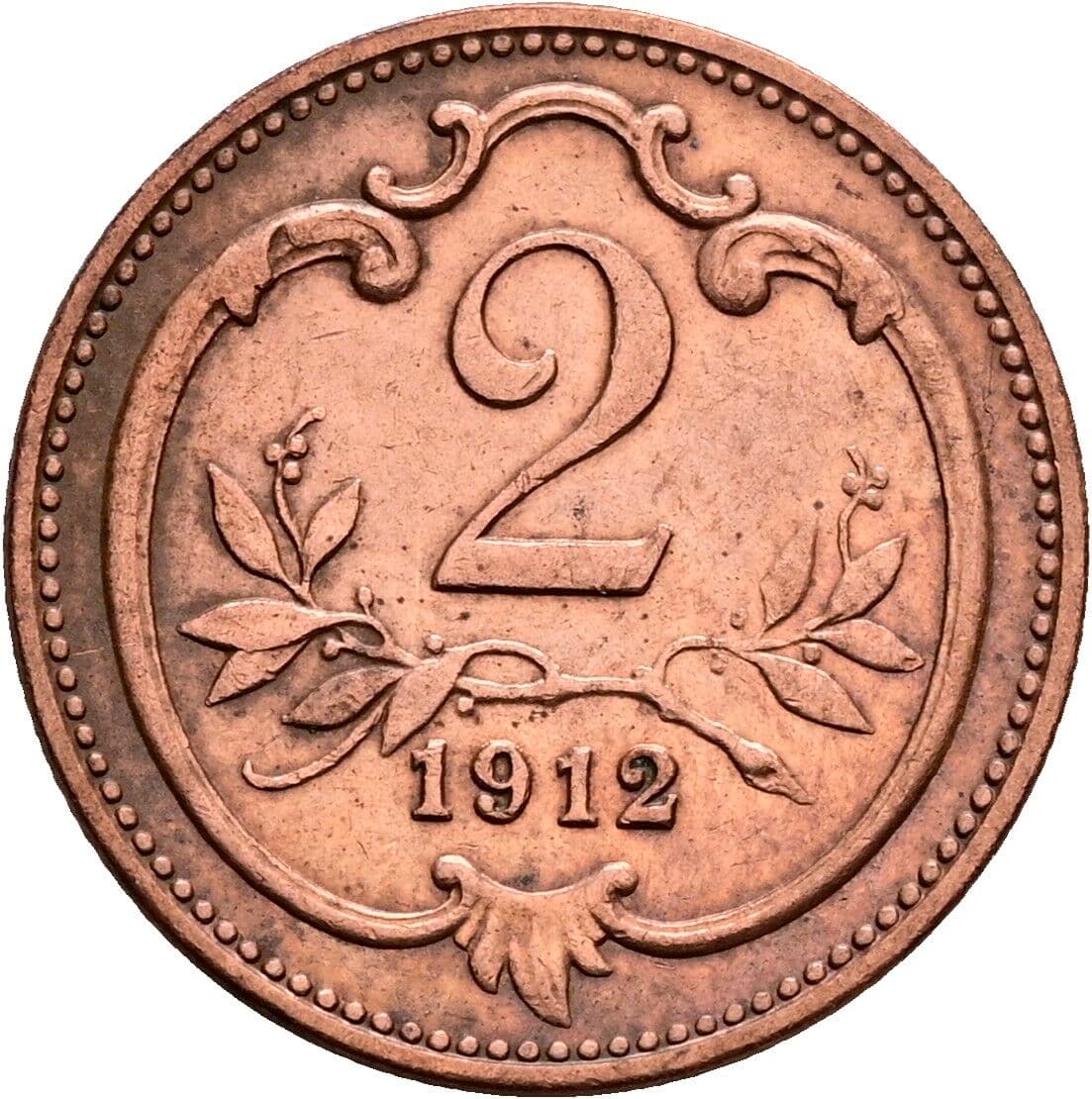 2 Heller Franz Joseph I. 1848-1916 1912 – Vorderseite