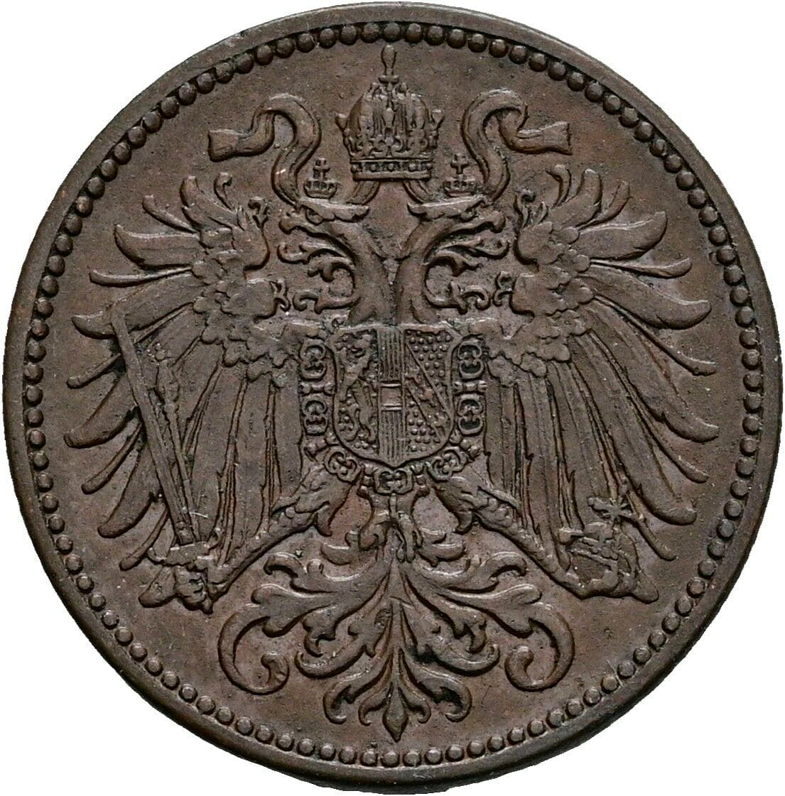 2 Heller Franz Joseph I. 1848-1916 1912 – Rückseite