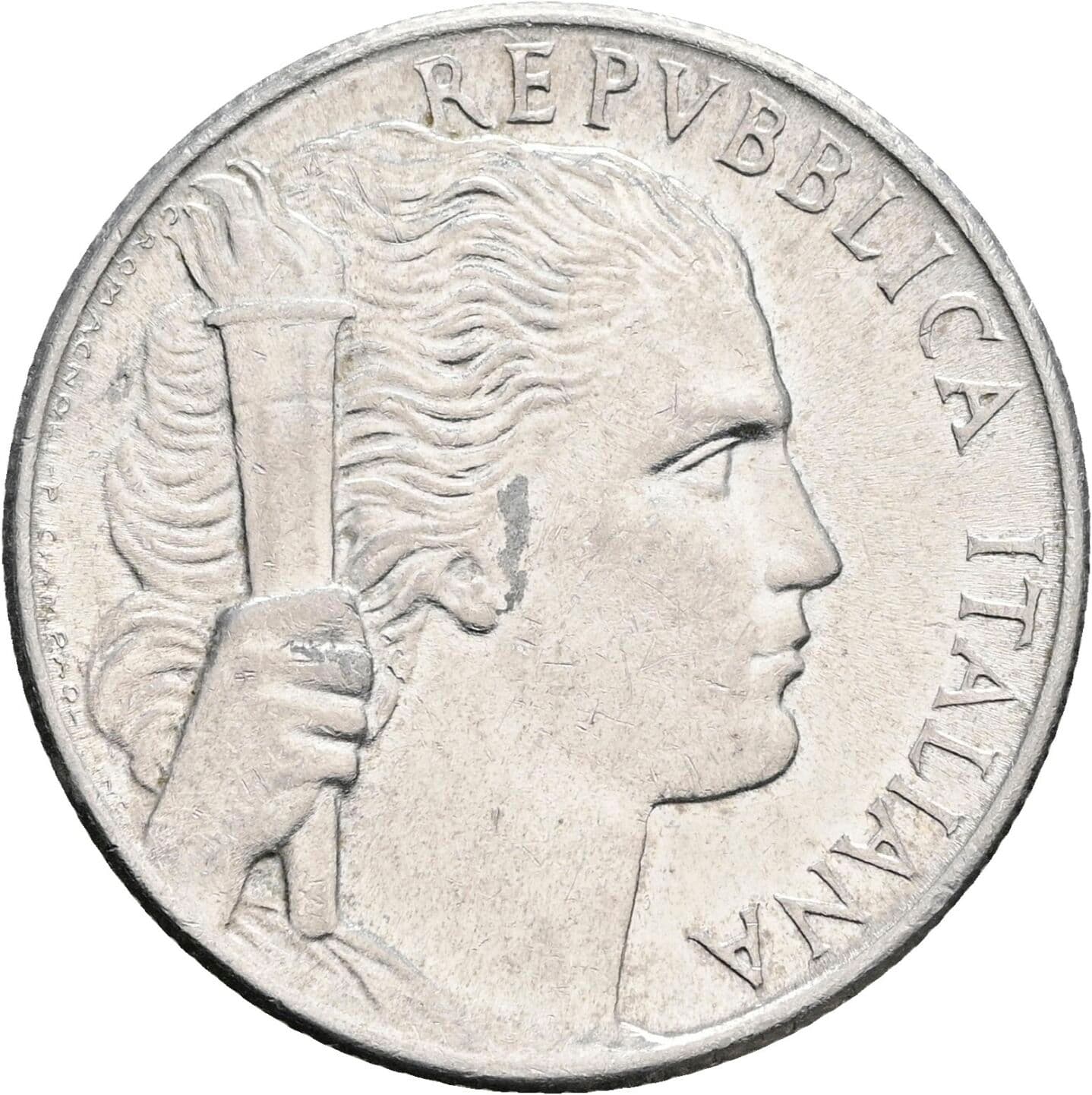 5 Lire 1950 – Vorderseite