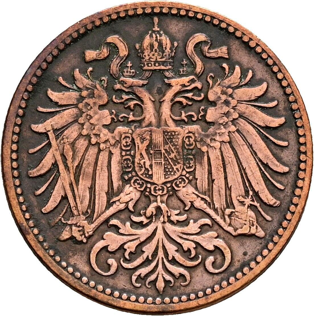 2 Heller Franz Joseph I. 1848-1916 1912 – Rückseite