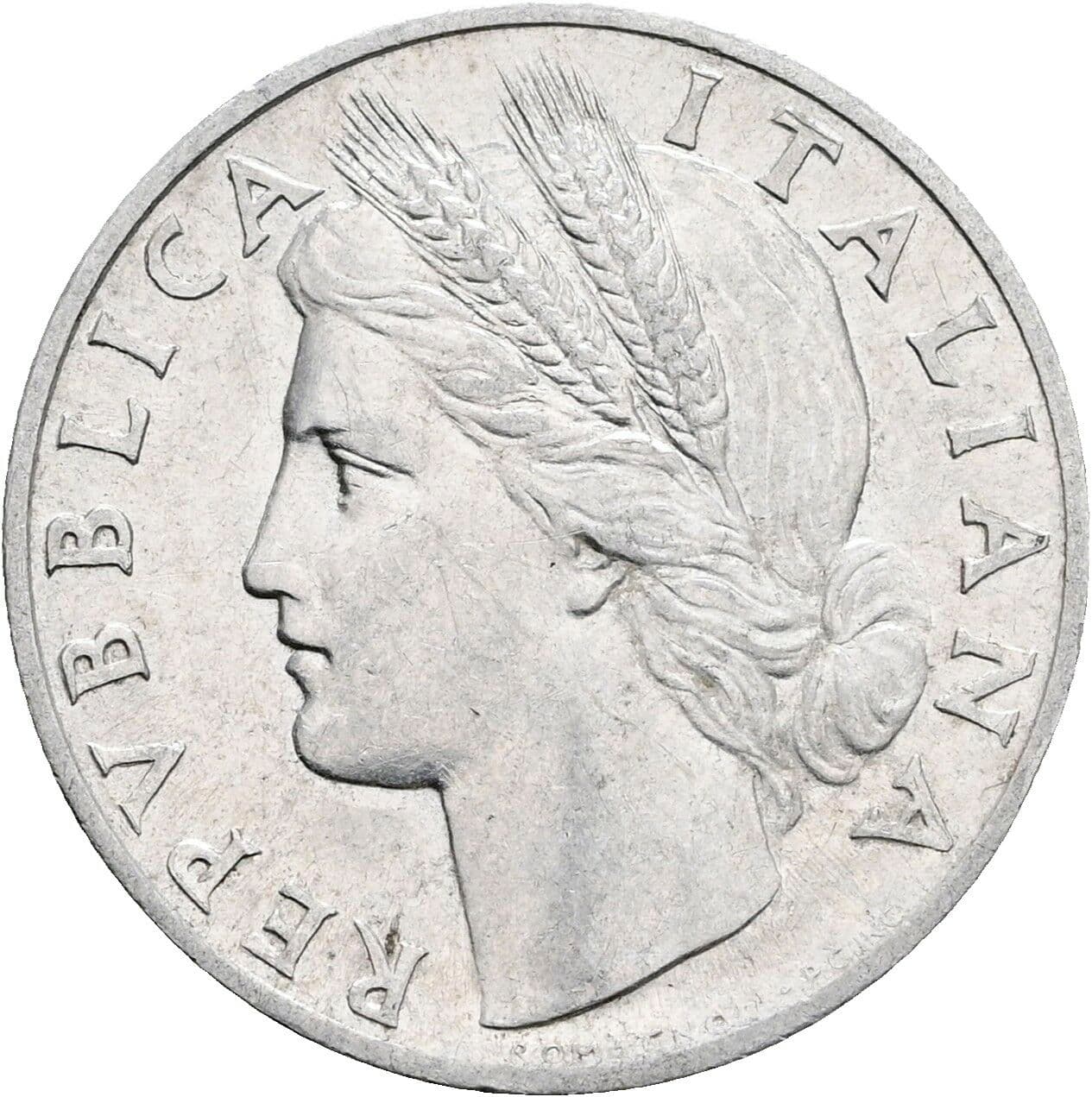 1 Lira 1948 – Vorderseite