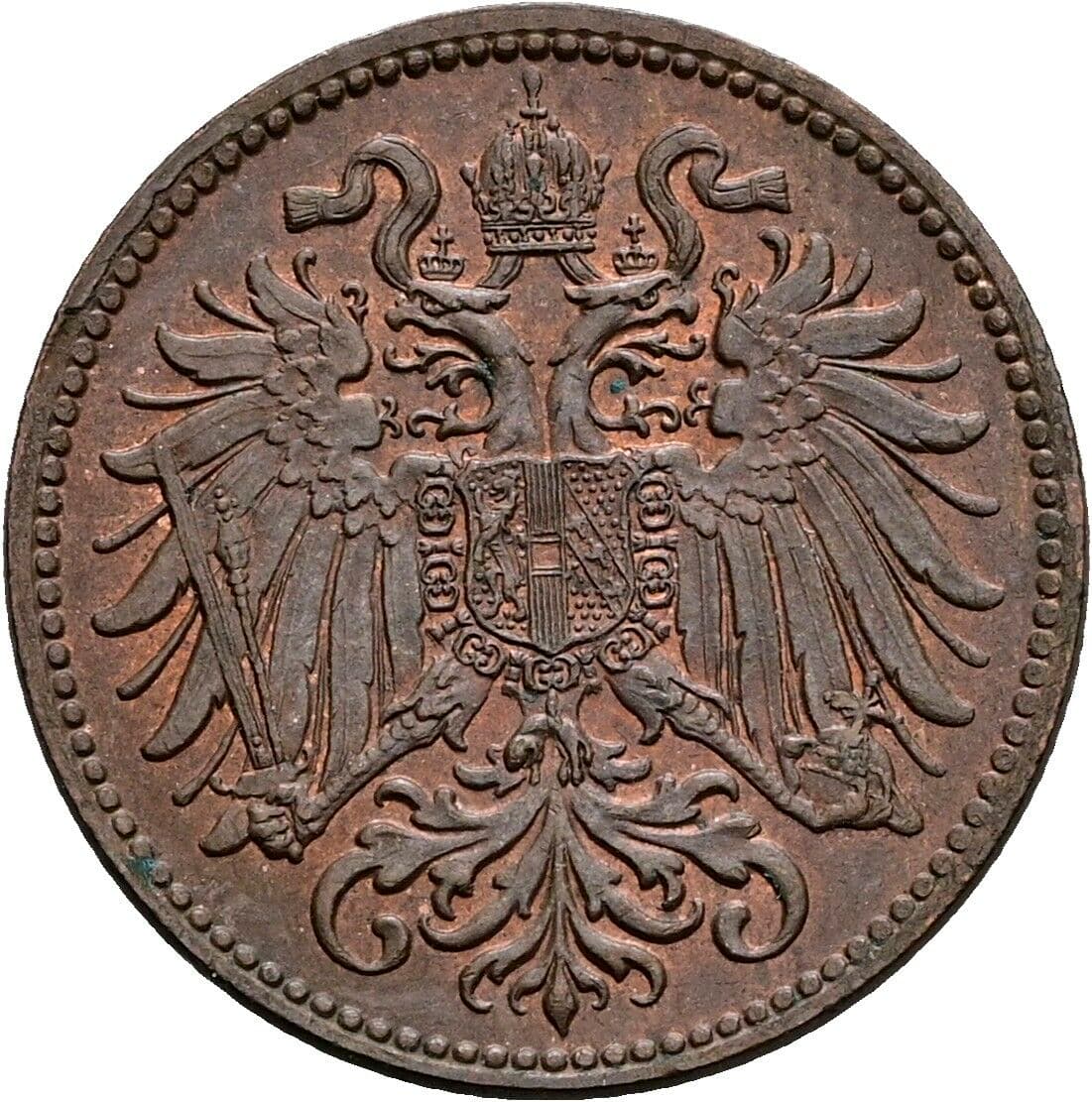 2 Heller Franz Joseph I. 1848-1916 1915 – Rückseite
