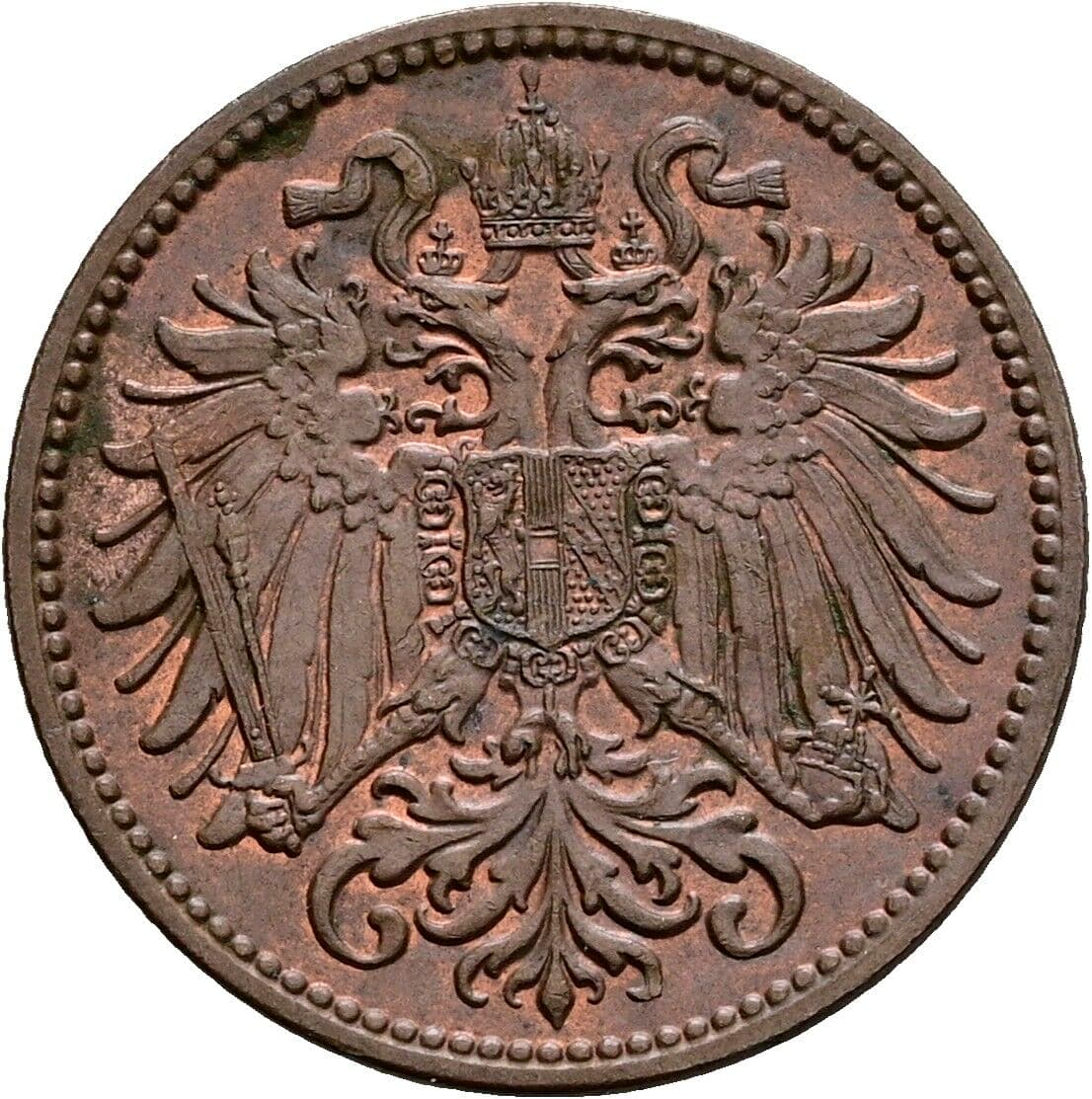 2 Heller Franz Joseph I. 1848-1916 1911 – Rückseite