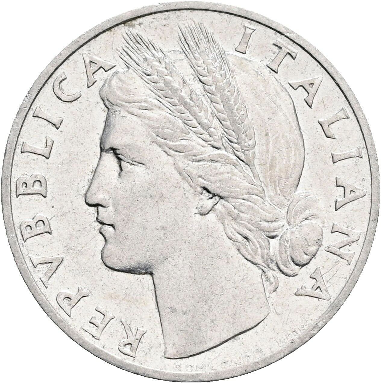 1 Lira 1948 – Vorderseite