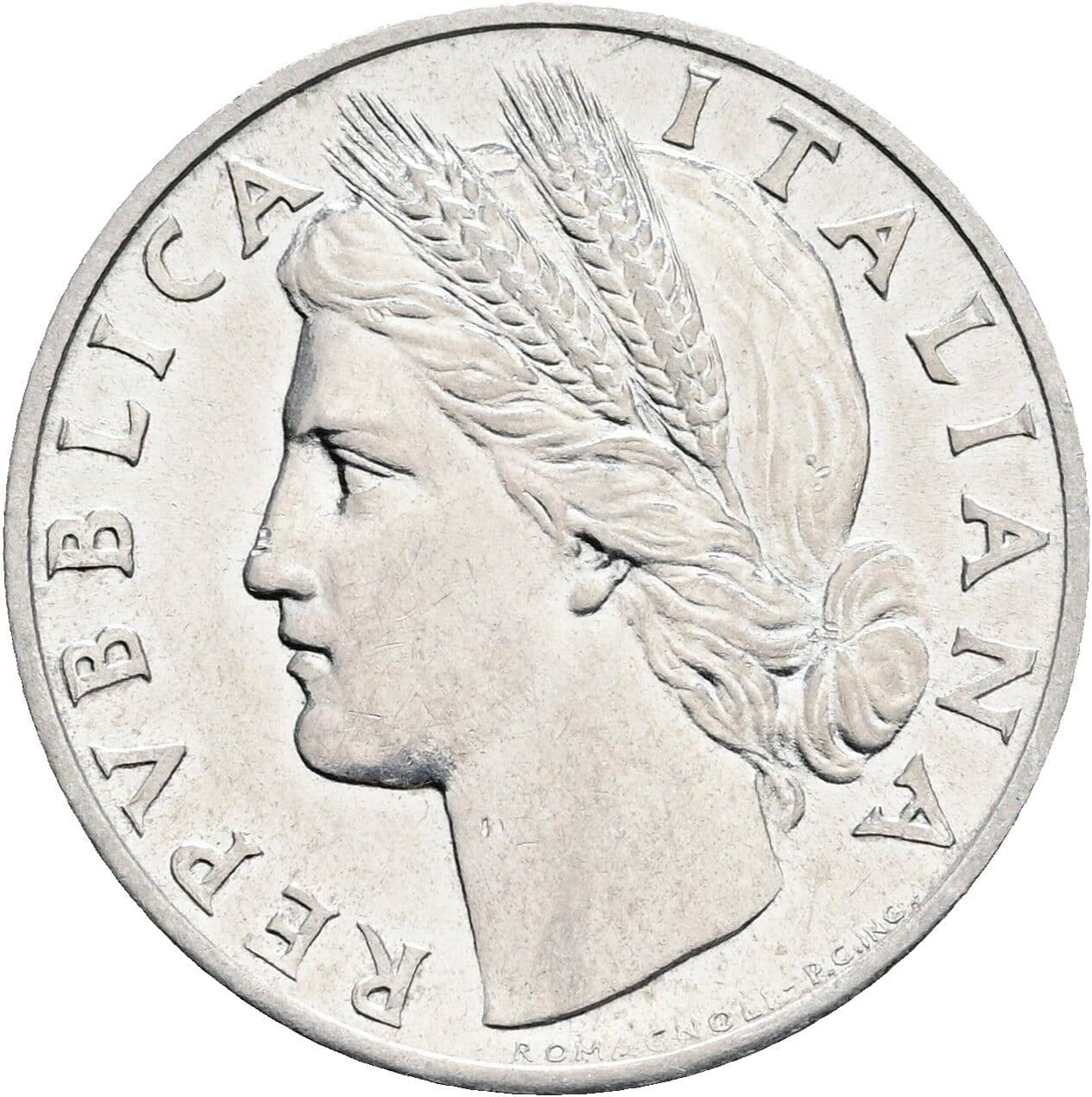1 Lira 1948 – Vorderseite