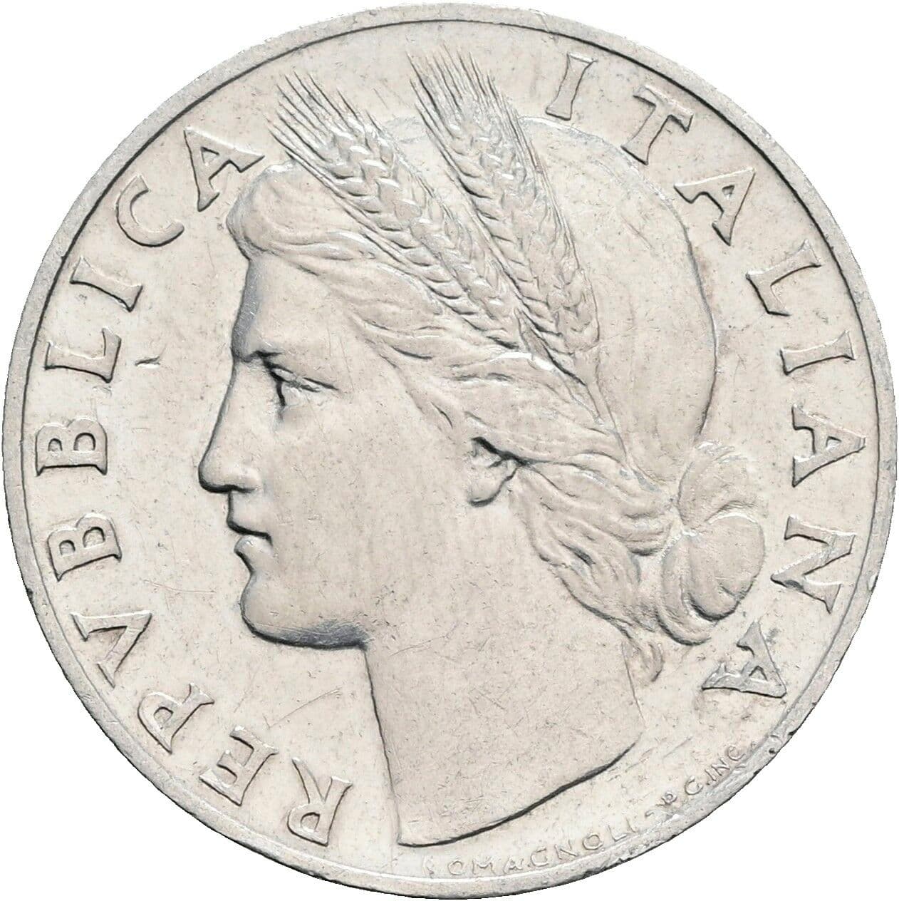 1 Lira 1948 – Vorderseite