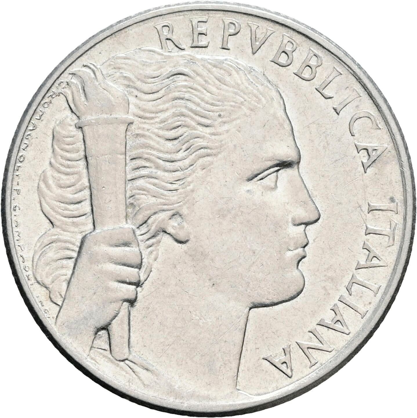 5 Lire 1950 – Vorderseite