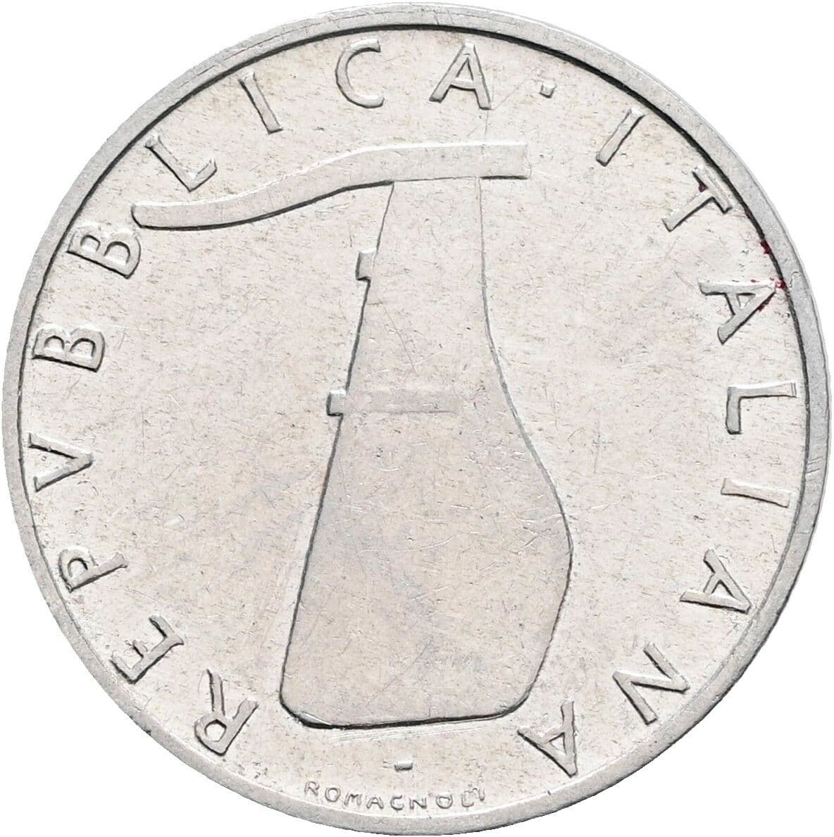 5 Lire 1966 – Rückseite