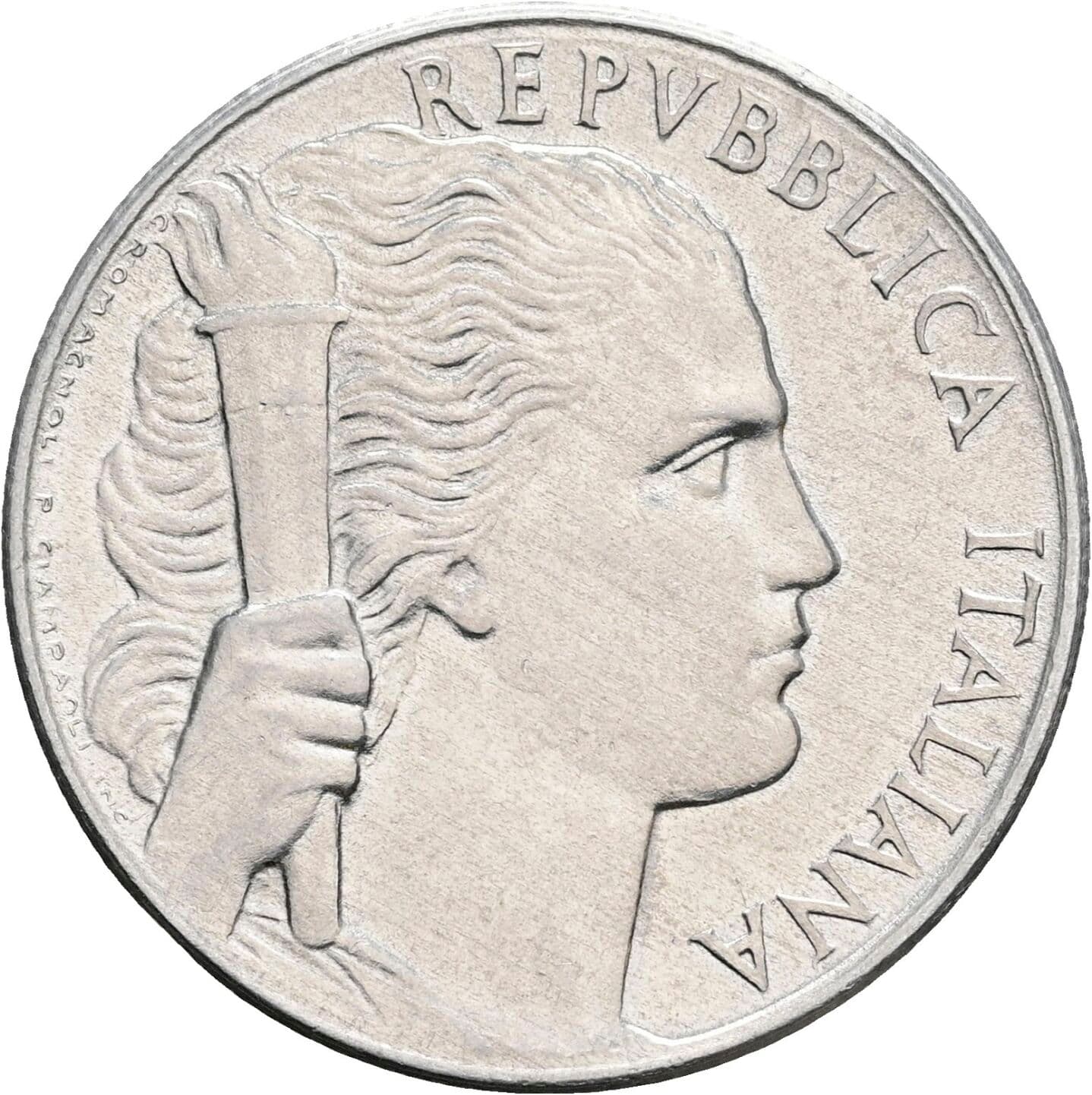 5 Lire 1949 – Vorderseite