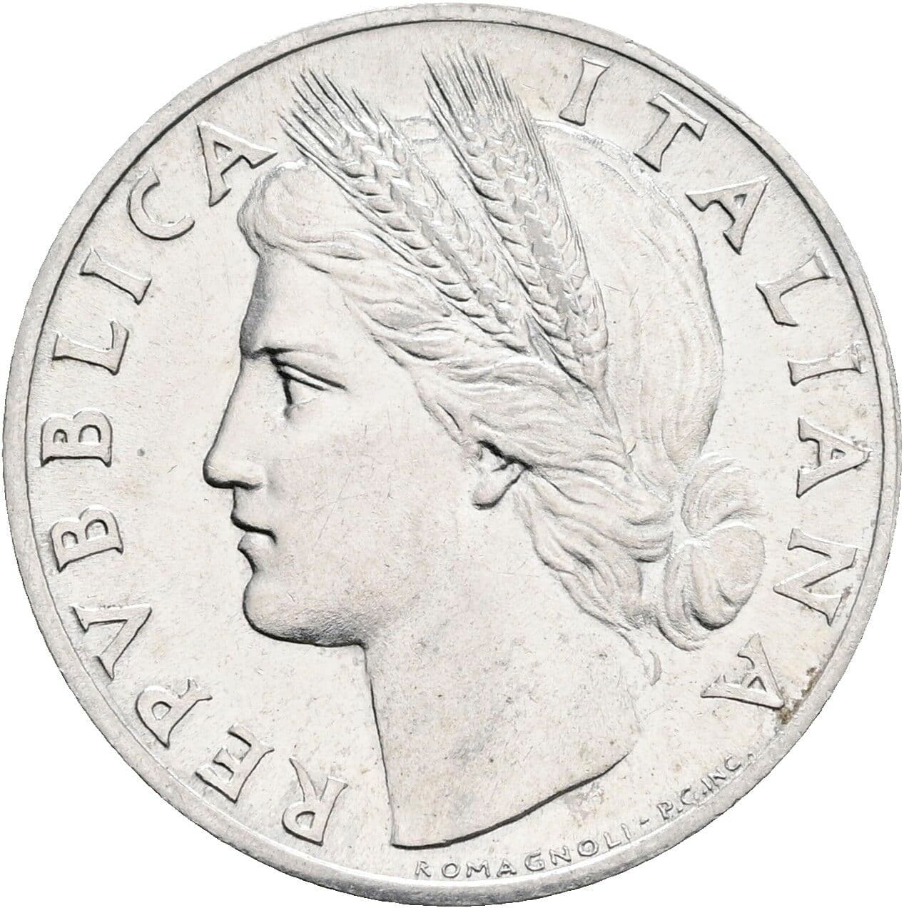 1 Lira 1950 – Vorderseite