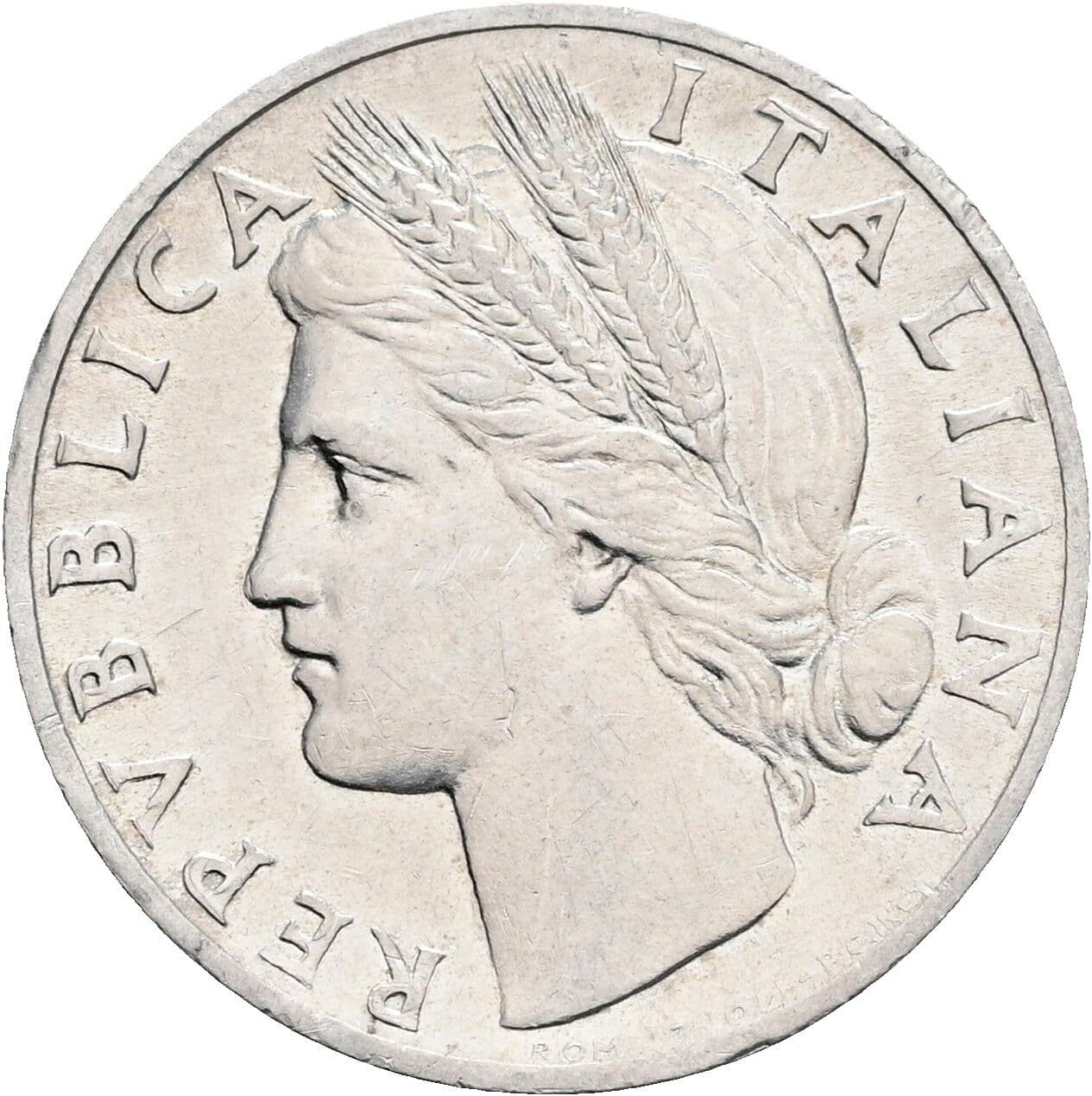 1 Lira 1948 – Vorderseite