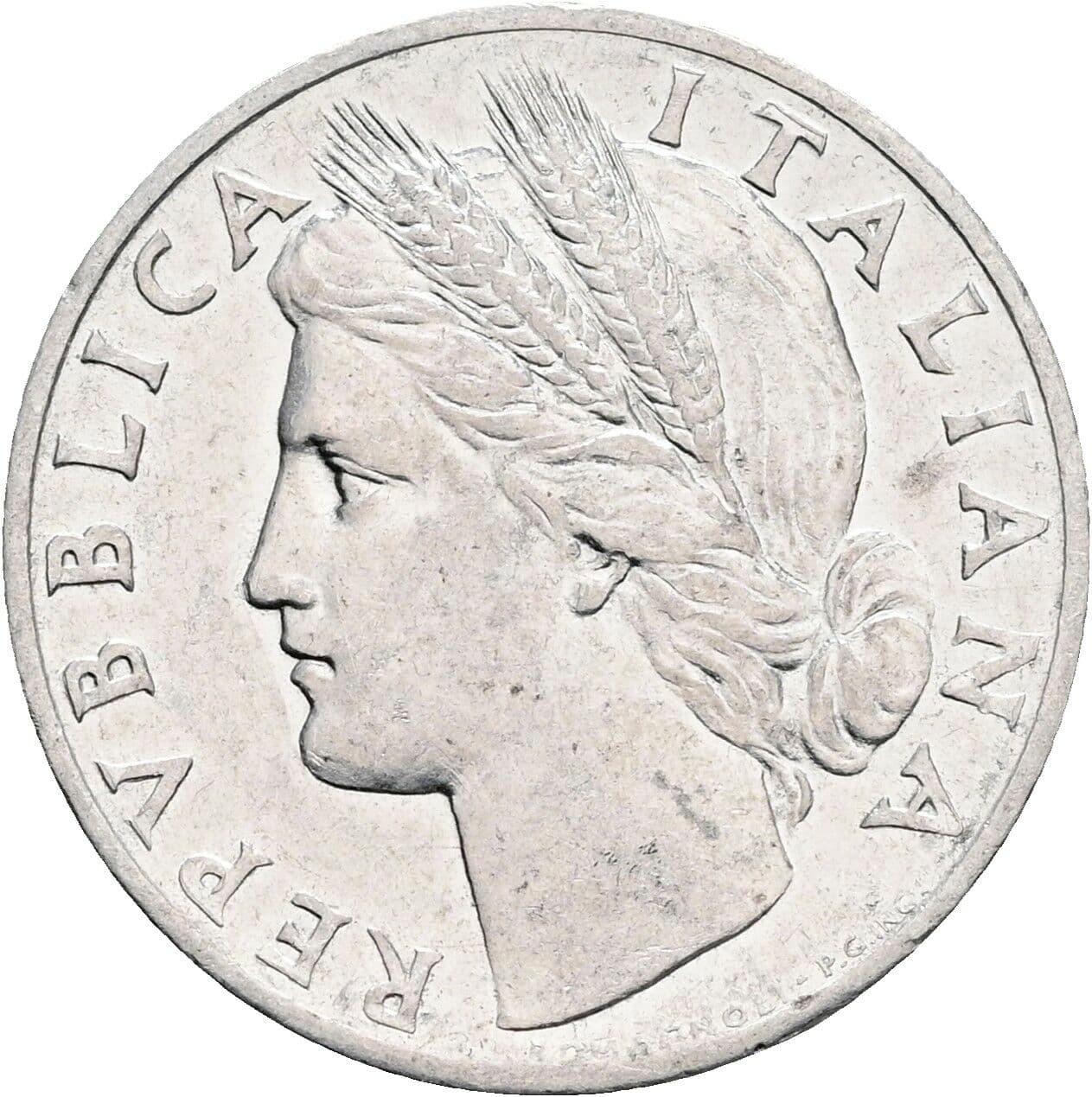 1 Lira 1948 – Vorderseite