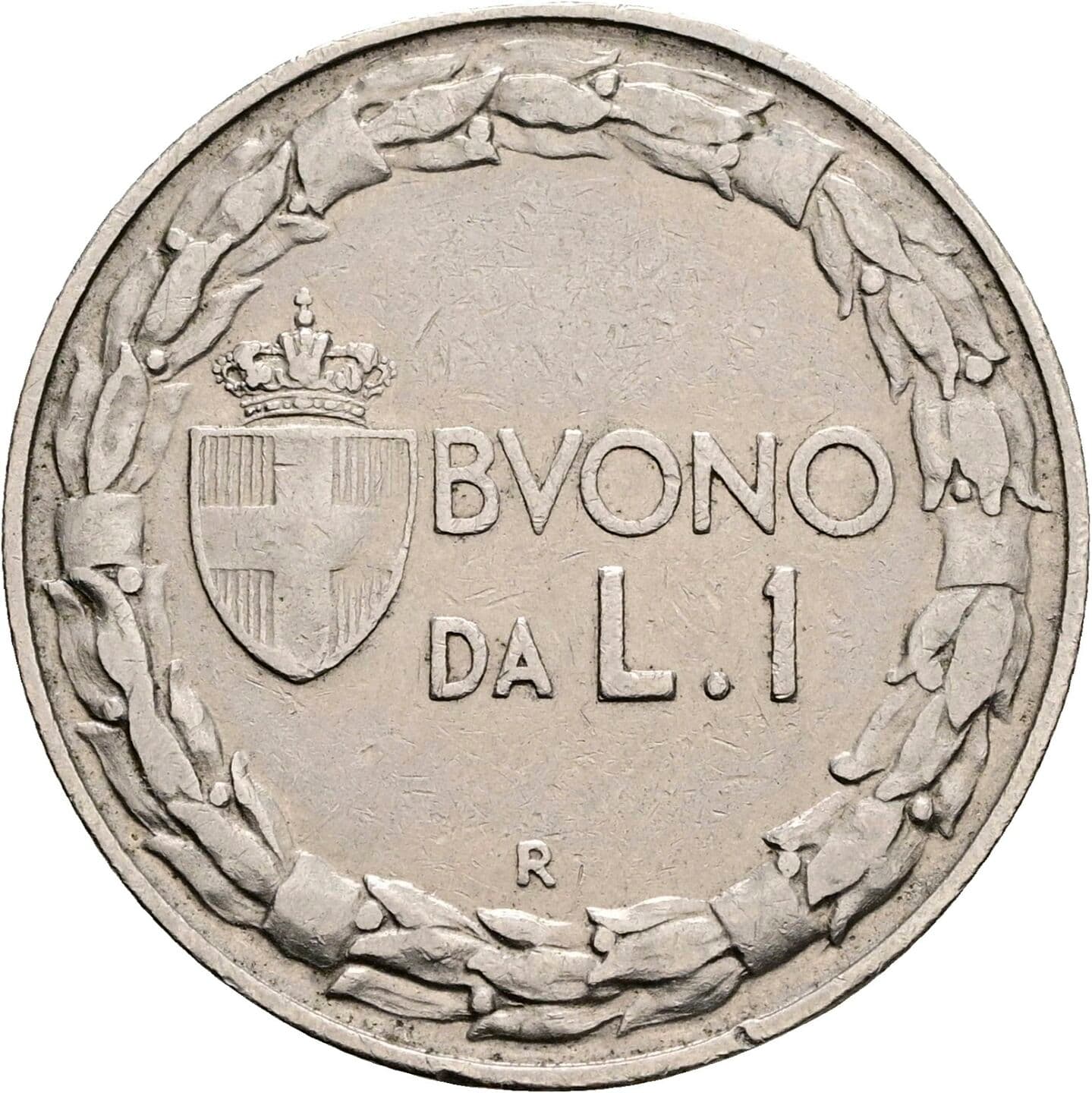1 Lira Vittorio Emanuele III. 1900-1946 1924 – Vorderseite