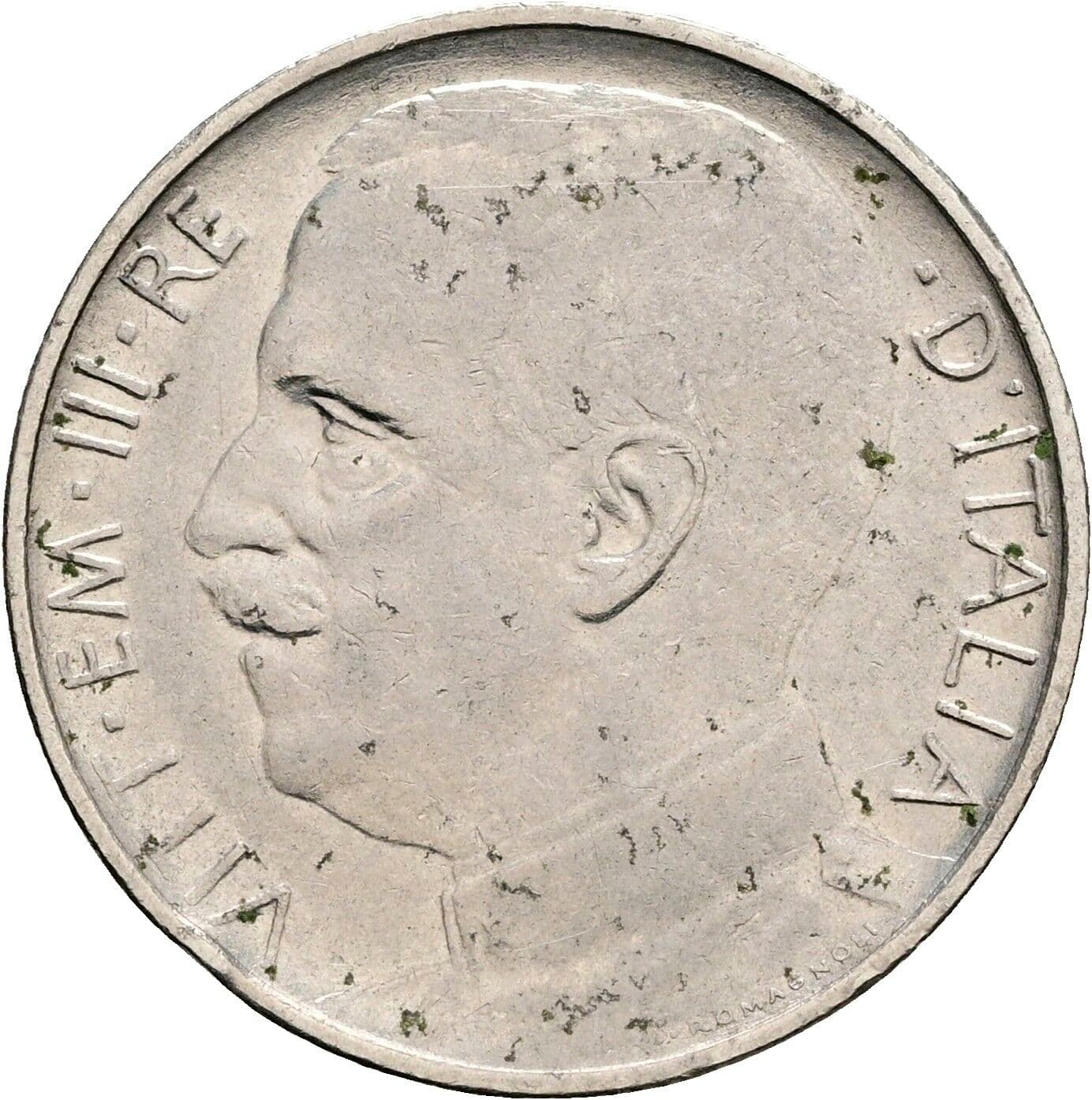 50 Centesimi Vittorio Emanuele III. 1900-1946 1920 – Vorderseite
