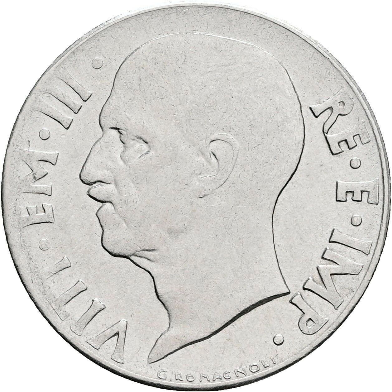 20 Centesimi Vittorio Emanuele III. 1900-1946 1941 – Vorderseite