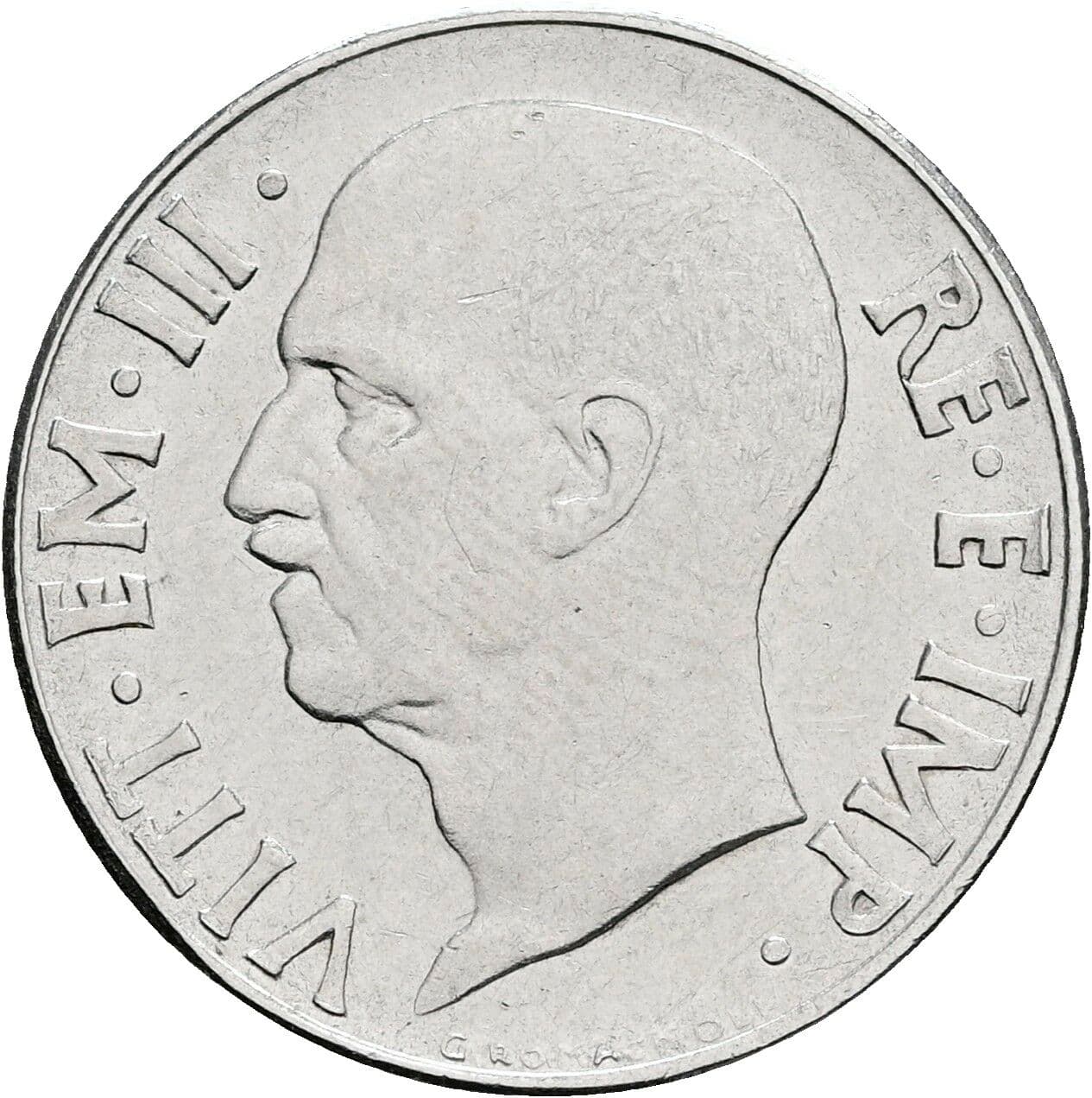 20 Centesimi Vittorio Emanuele III. 1900-1946 1940 – Vorderseite